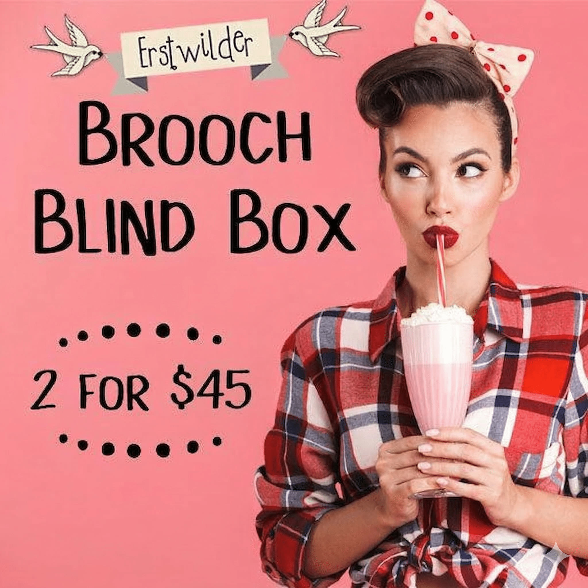 Erstwilder Brooch Blind Box 2 for $45
