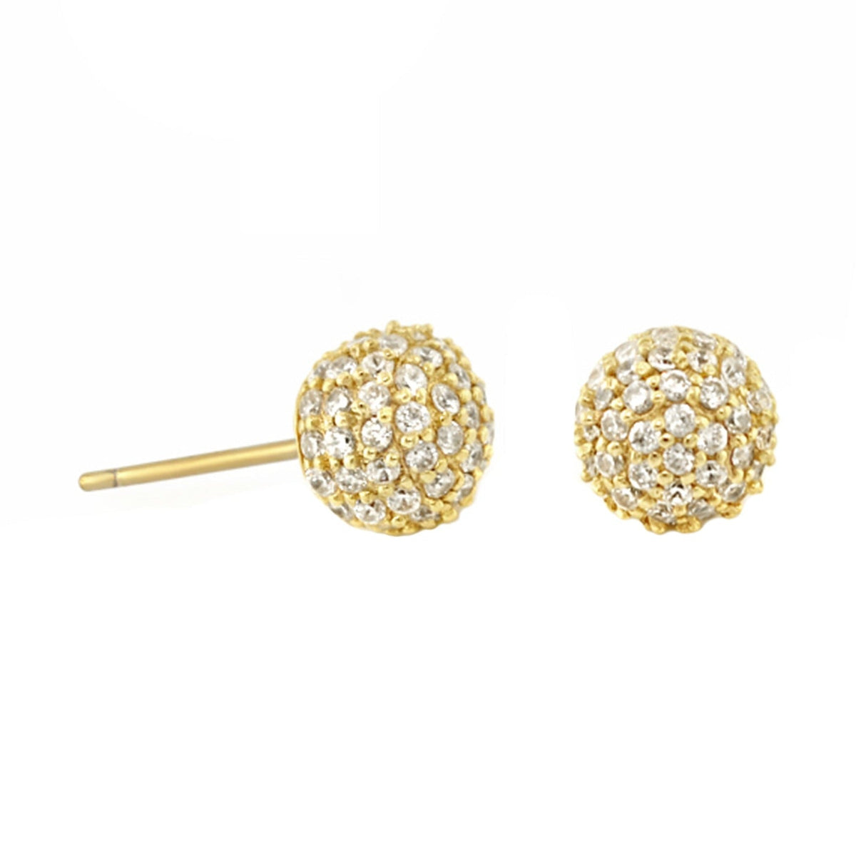 Glamour Pave .925 Earrings