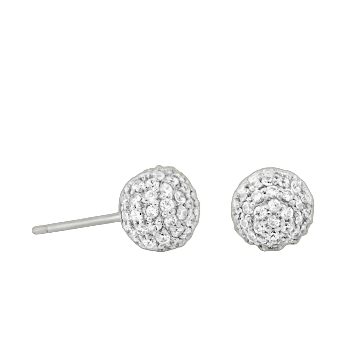 Glamour Pave .925 Earrings