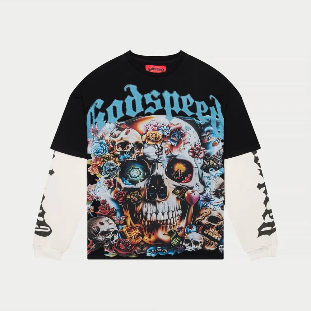 Godspeed Eternal Dream Layered T-shirt Black
