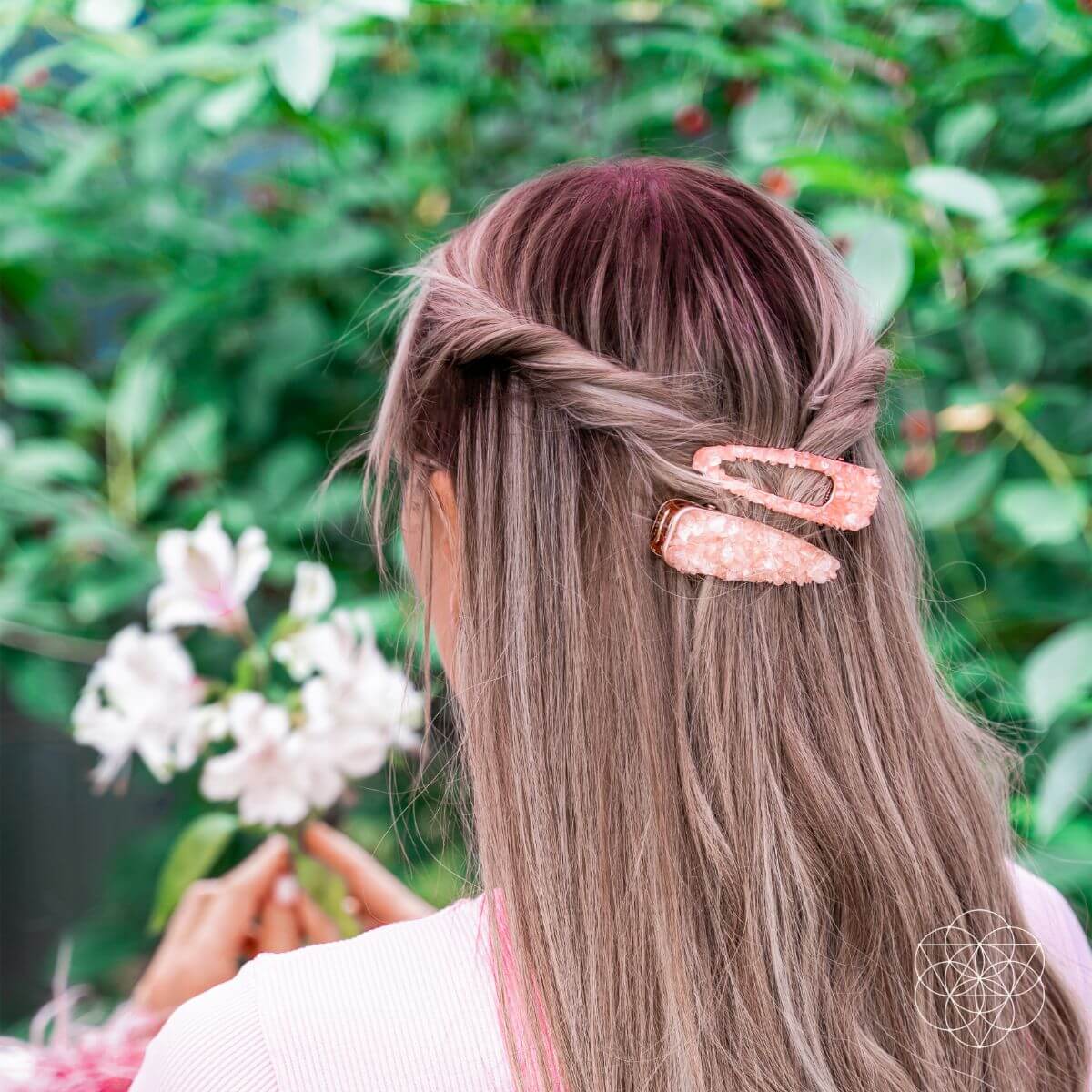 Eternal Empowerment 2-Piece Hair Clips Set by Conscious Items at Shirley Shoppe