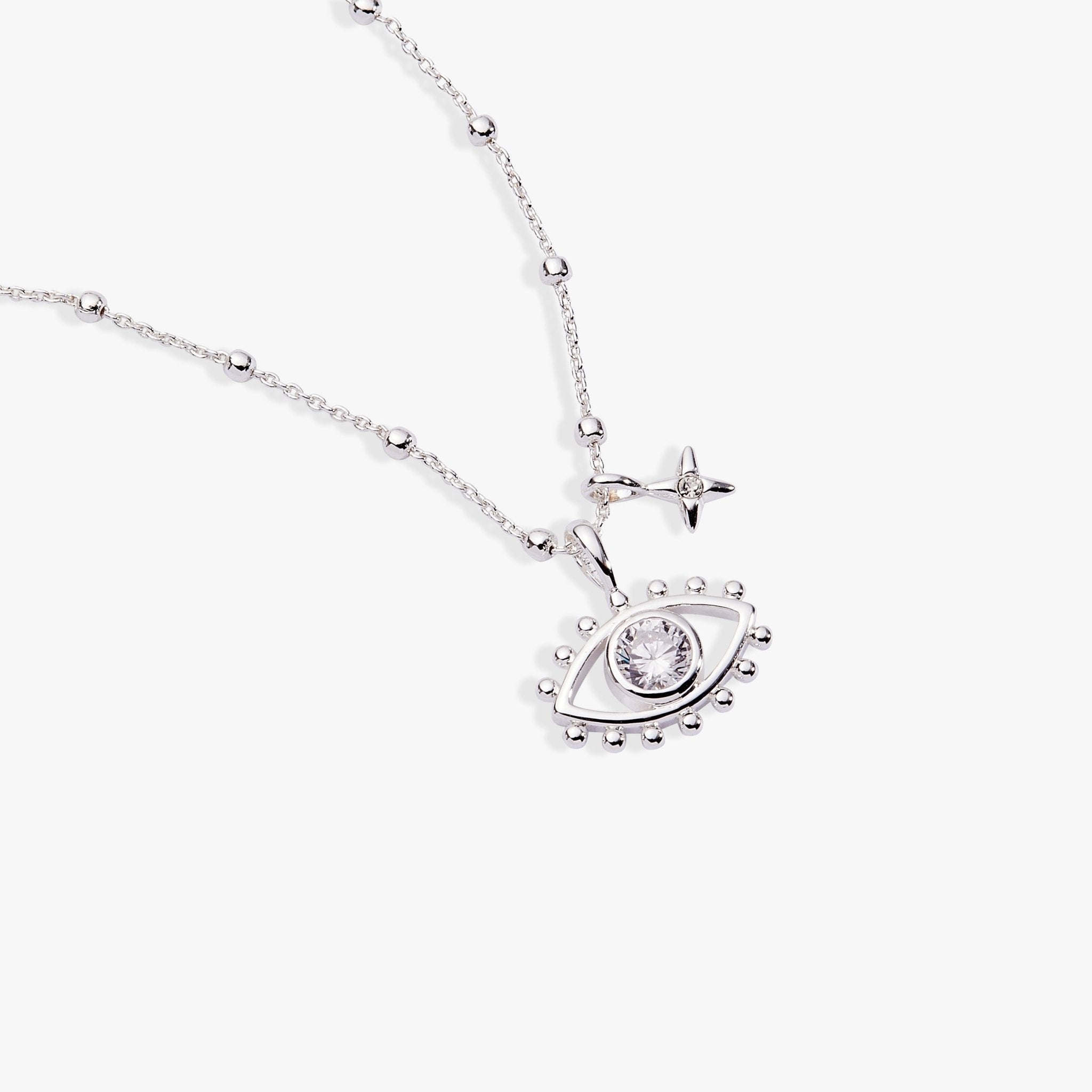 Evil Eye Duo Charm Necklace by ALEX AND ANI at Shirley Shoppe