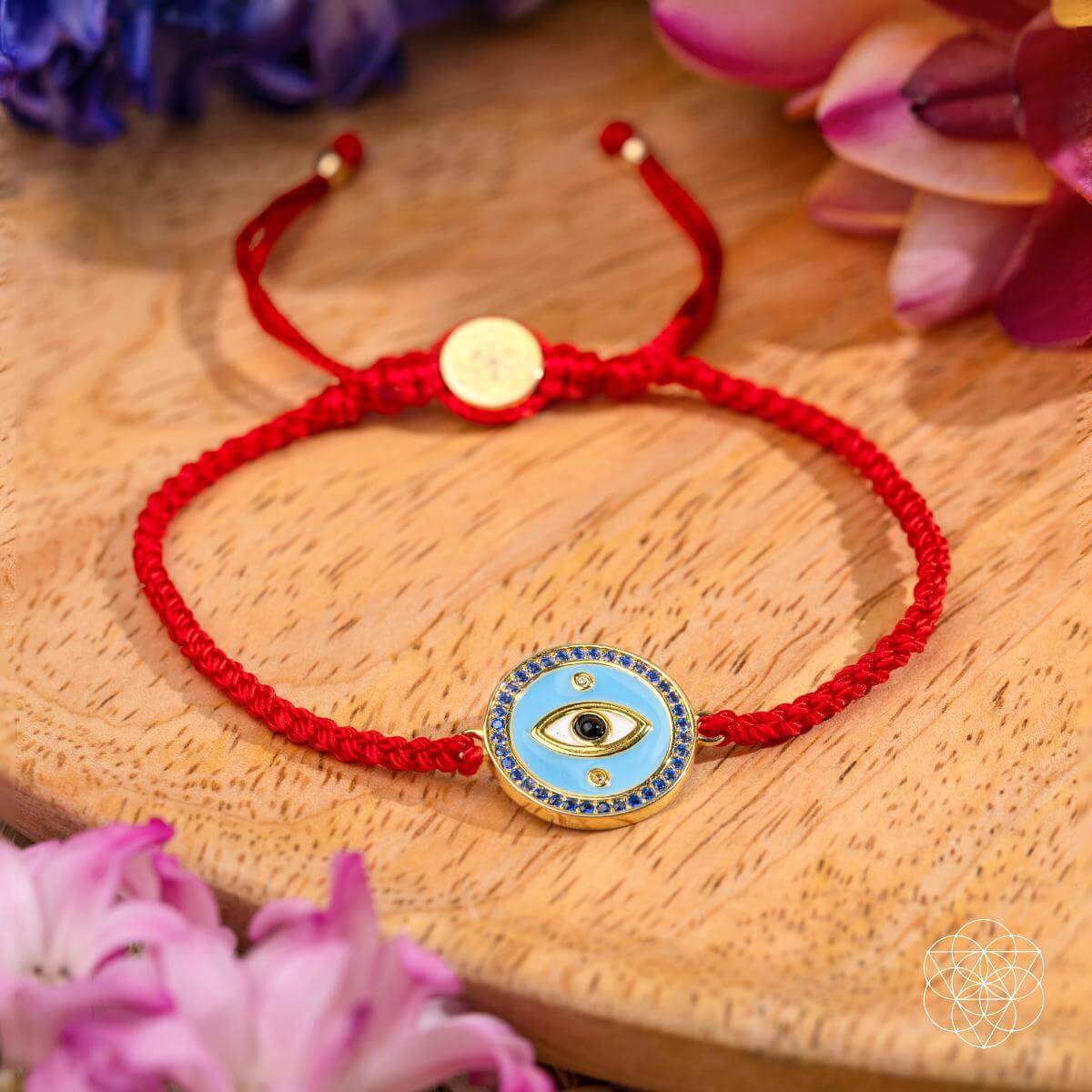 Evil Eye Guardian - Four-Strand Red String Bracelet by Conscious Items at Shirley Shoppe