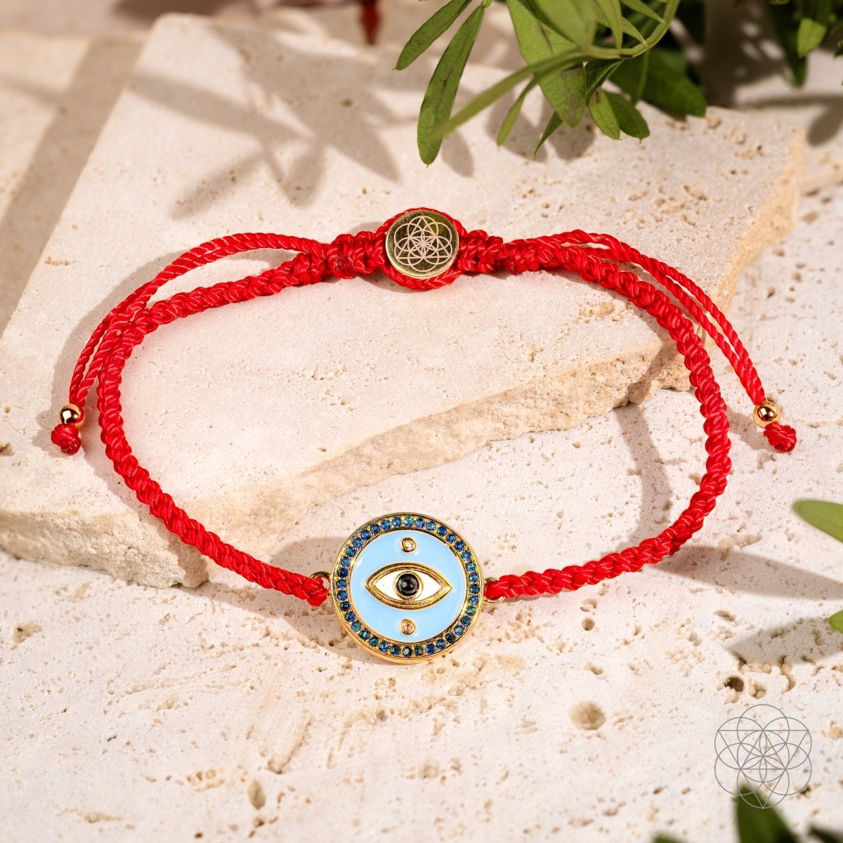 Evil Eye Guardian - Four-Strand Red String Bracelet by Conscious Items at Shirley Shoppe