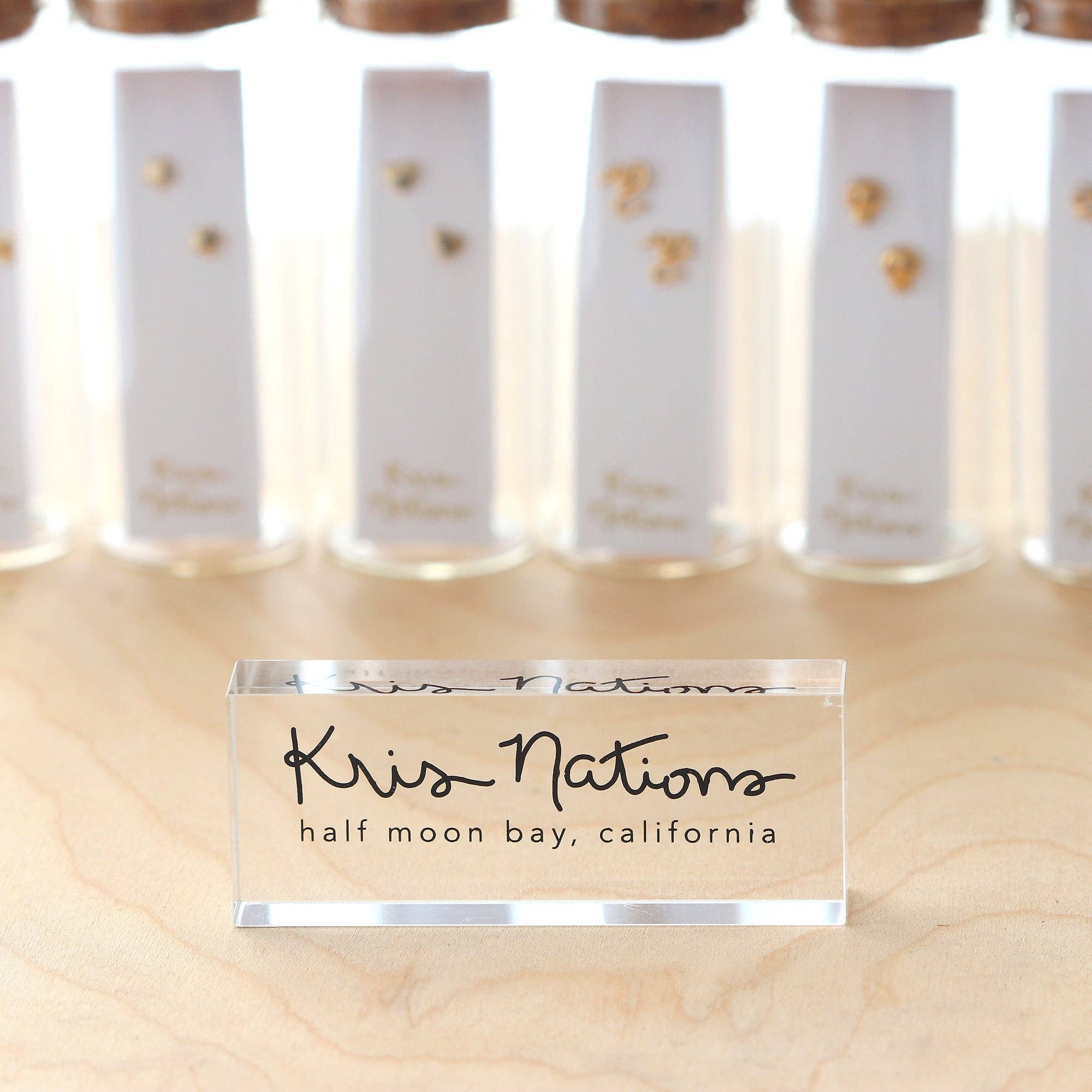 Kris Nations - Branding Kit - Logo Block with Info Cards