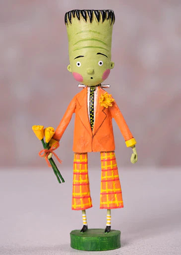 Fabulous Frank Halloween Figurine by Lori Mitchell — 8-Inch Folk Art Poly Resin Collectible