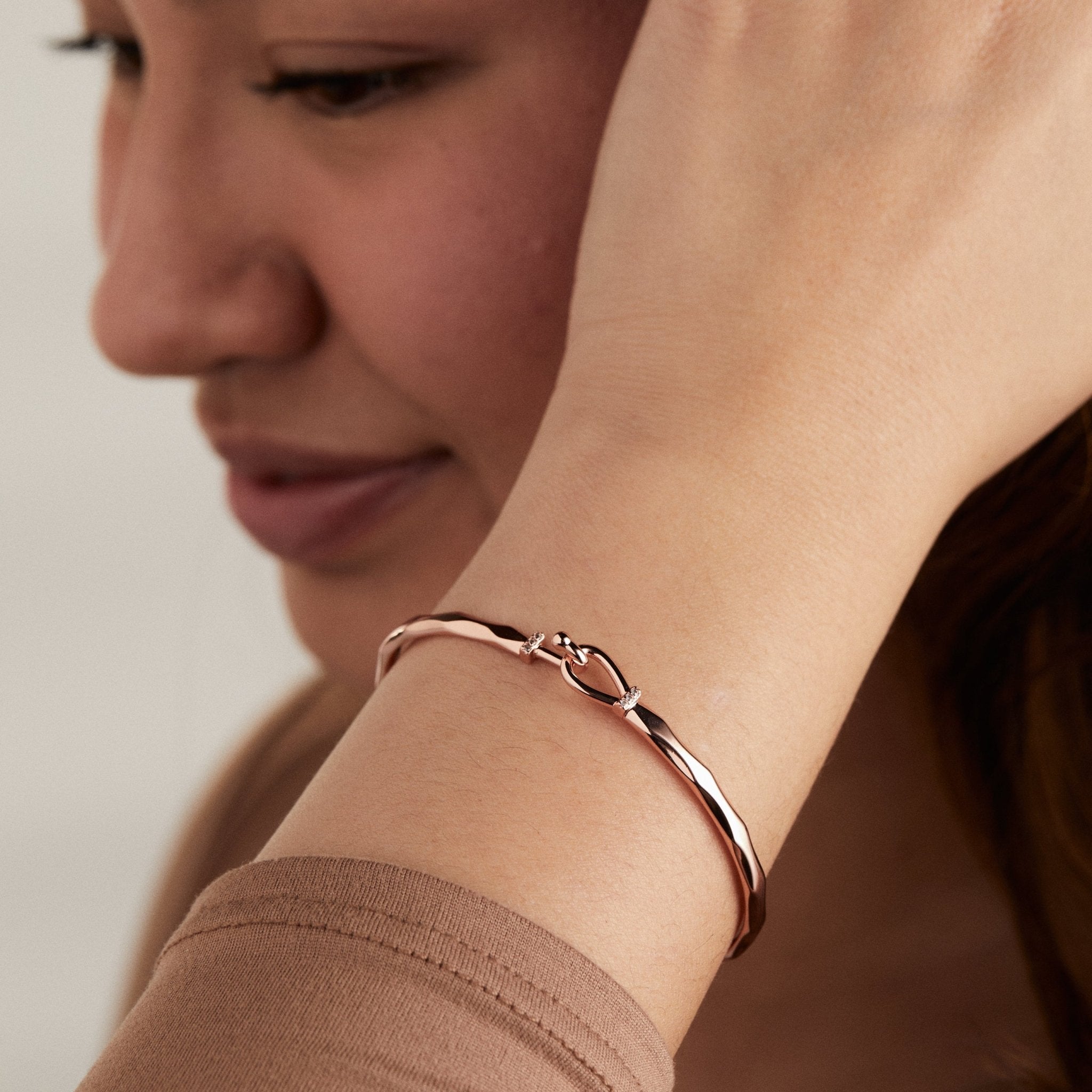 Faceted Hook Tension Bracelet by ALEX AND ANI at Shirley Shoppe