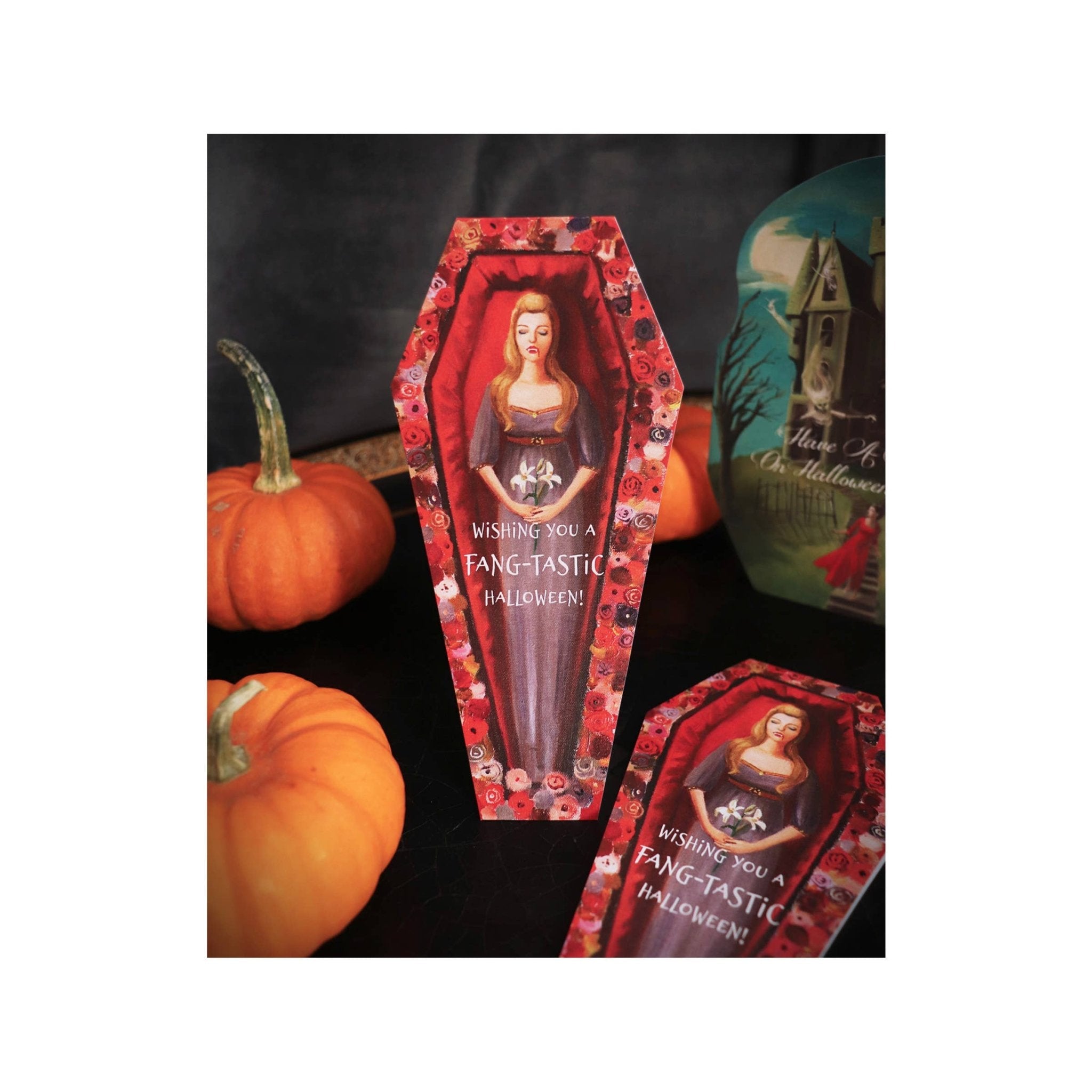 Fang - tastic Halloween Die Cut Card by Quirks! at Shirley Shoppe