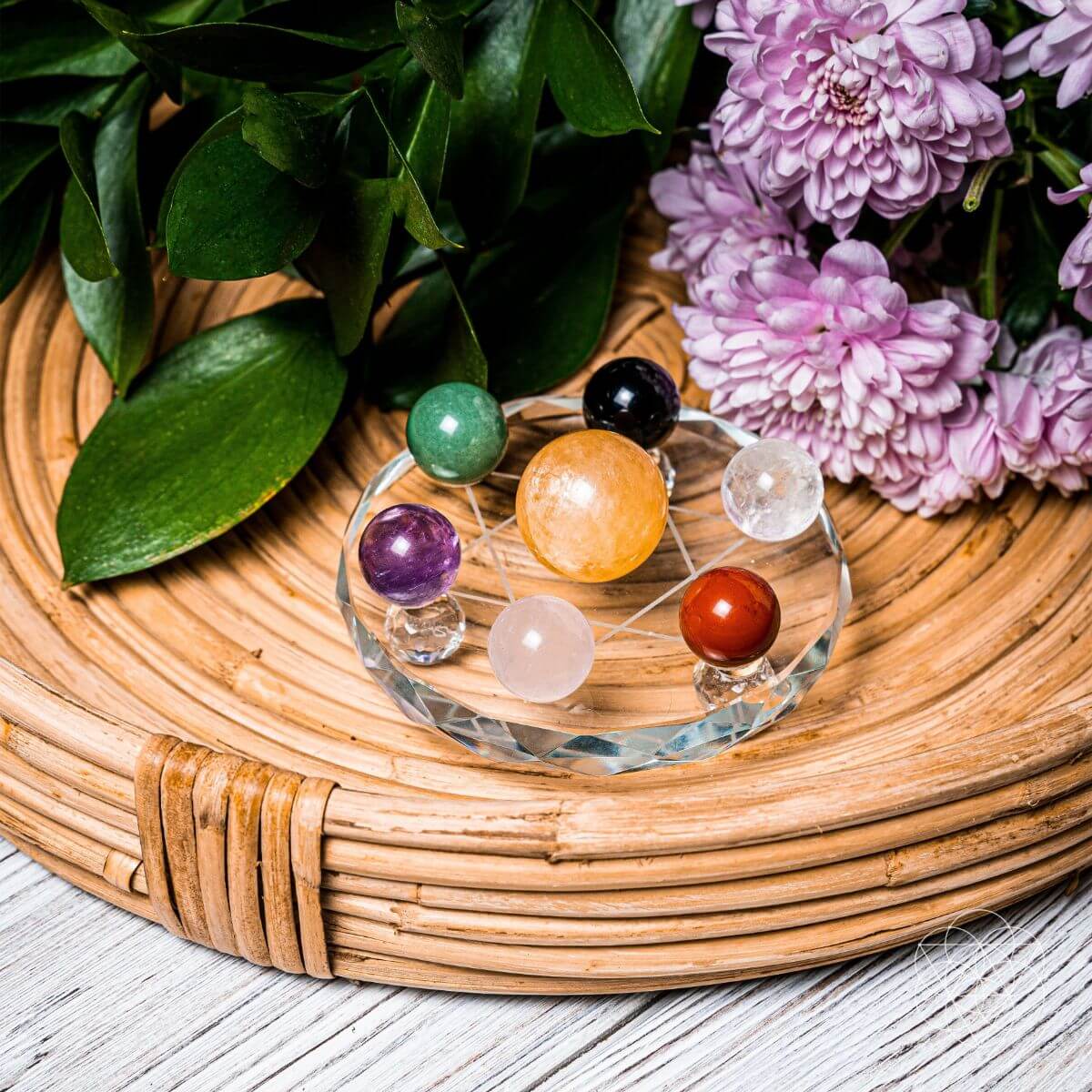 Feng Shui Crystal Ball Set by Conscious Items at Shirley Shoppe