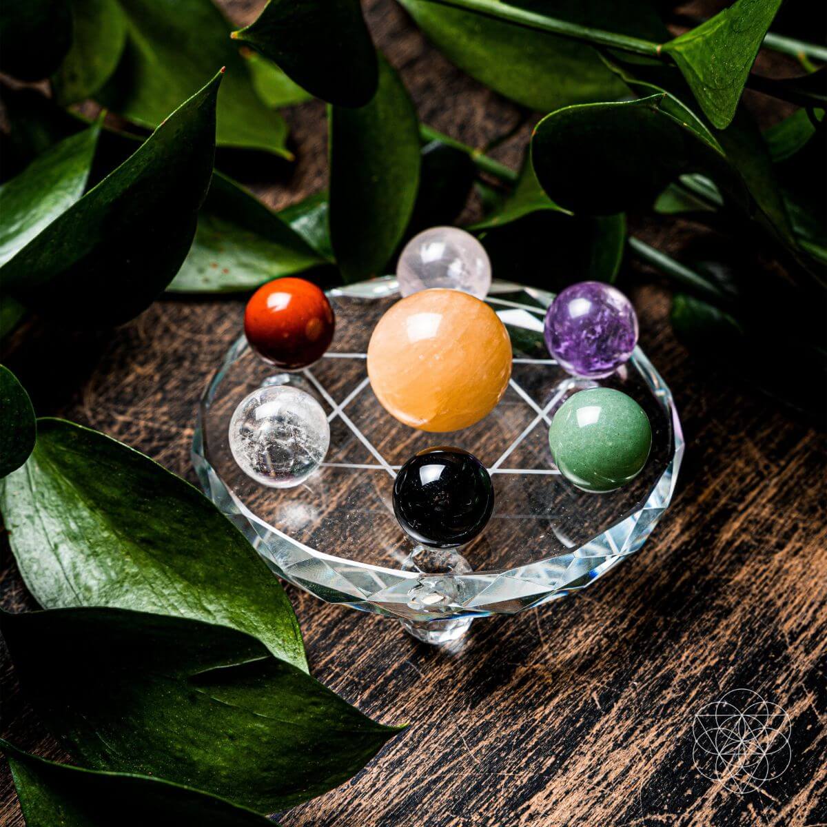 Feng Shui Crystal Ball Set by Conscious Items at Shirley Shoppe