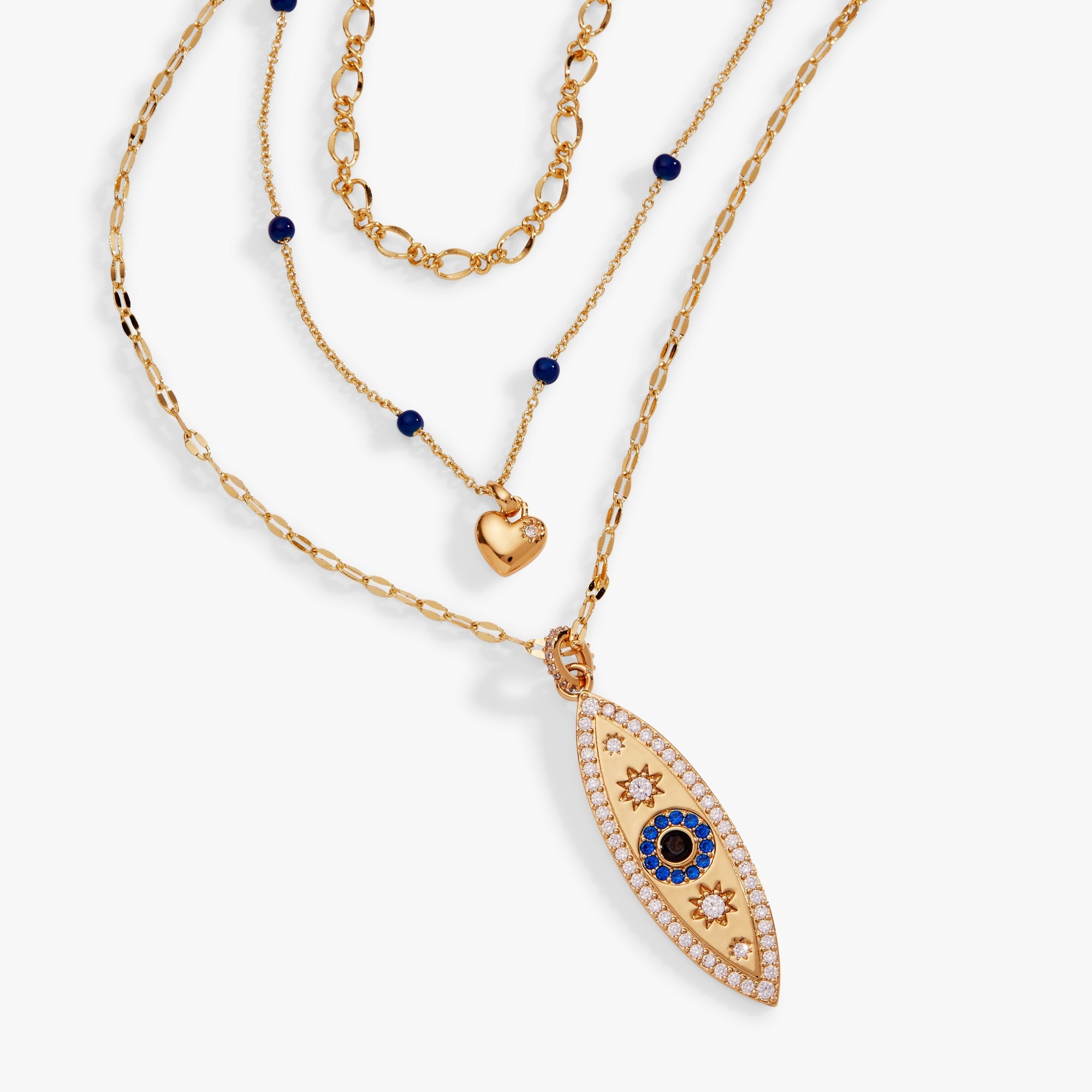 Festival Stranded™ Evil Eye Necklace by ALEX AND ANI at Shirley Shoppe