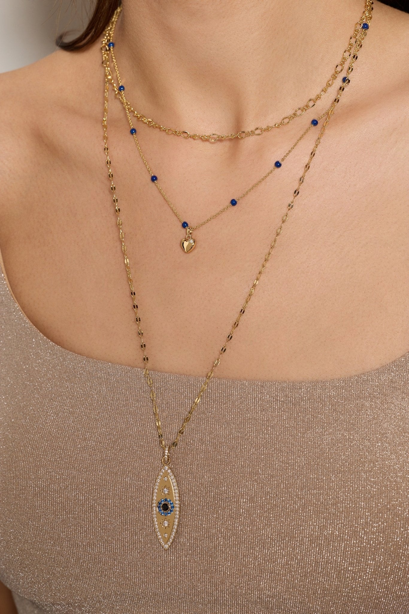 Festival Stranded™ Evil Eye Necklace by ALEX AND ANI at Shirley Shoppe