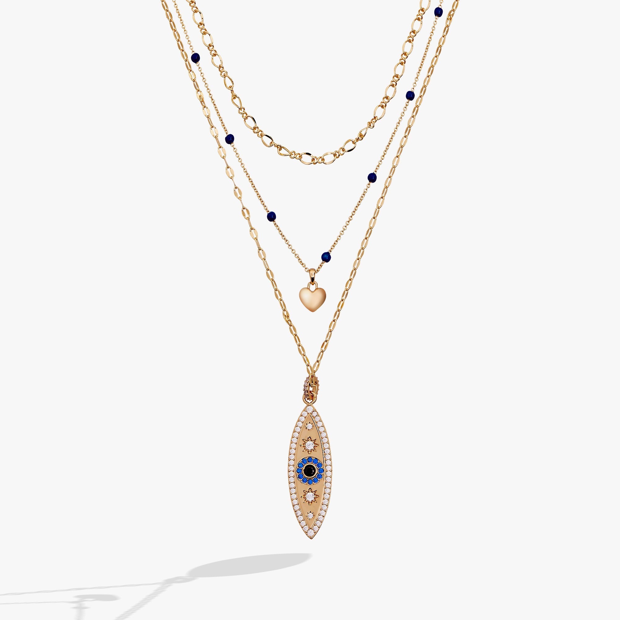 Festival Stranded™ Evil Eye Necklace by ALEX AND ANI at Shirley Shoppe