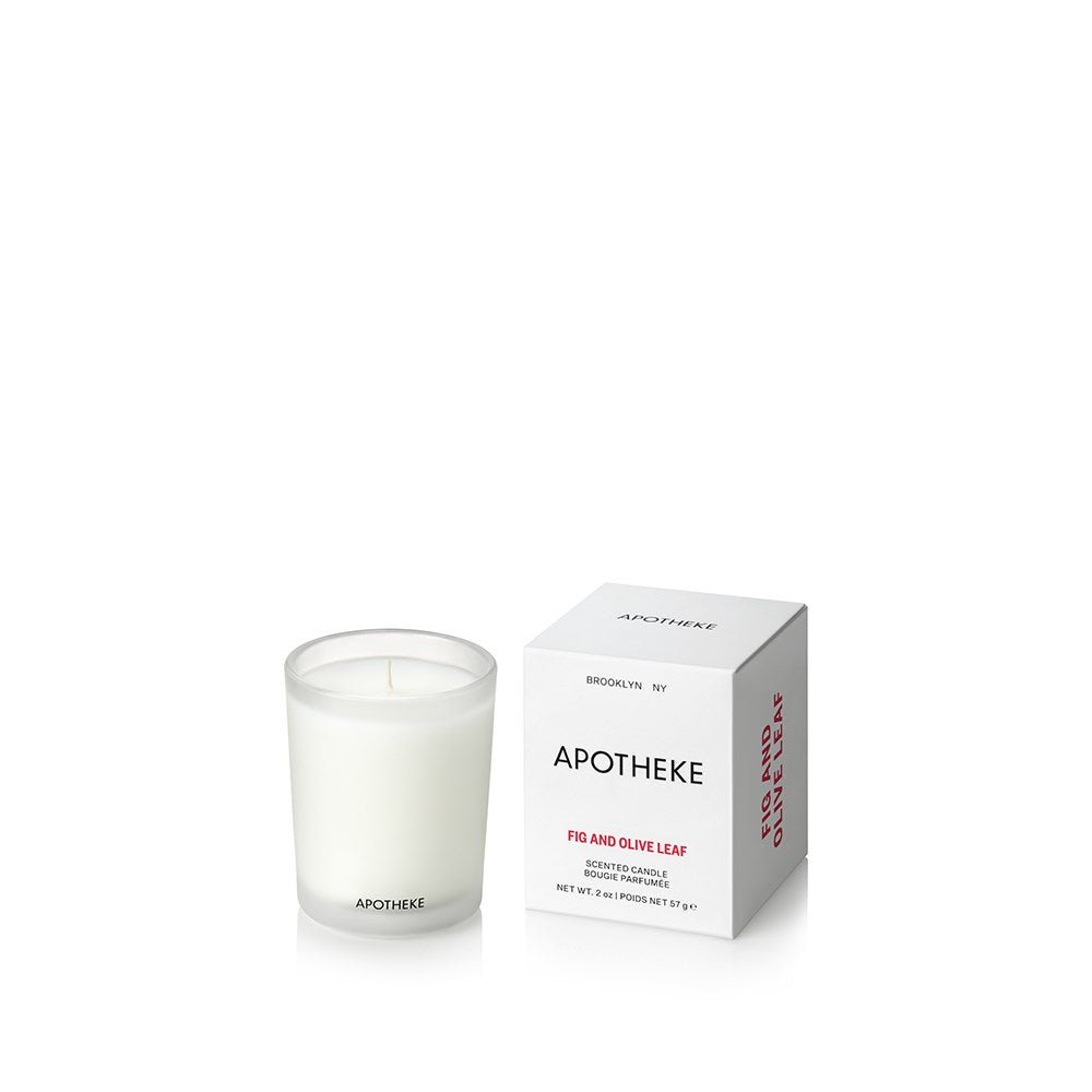 Fig and Olive Leaf Votive Candle by APOTHEKE at Shirley Shoppe