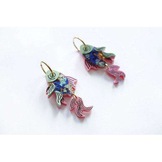 Fish Earrings by Laliblue