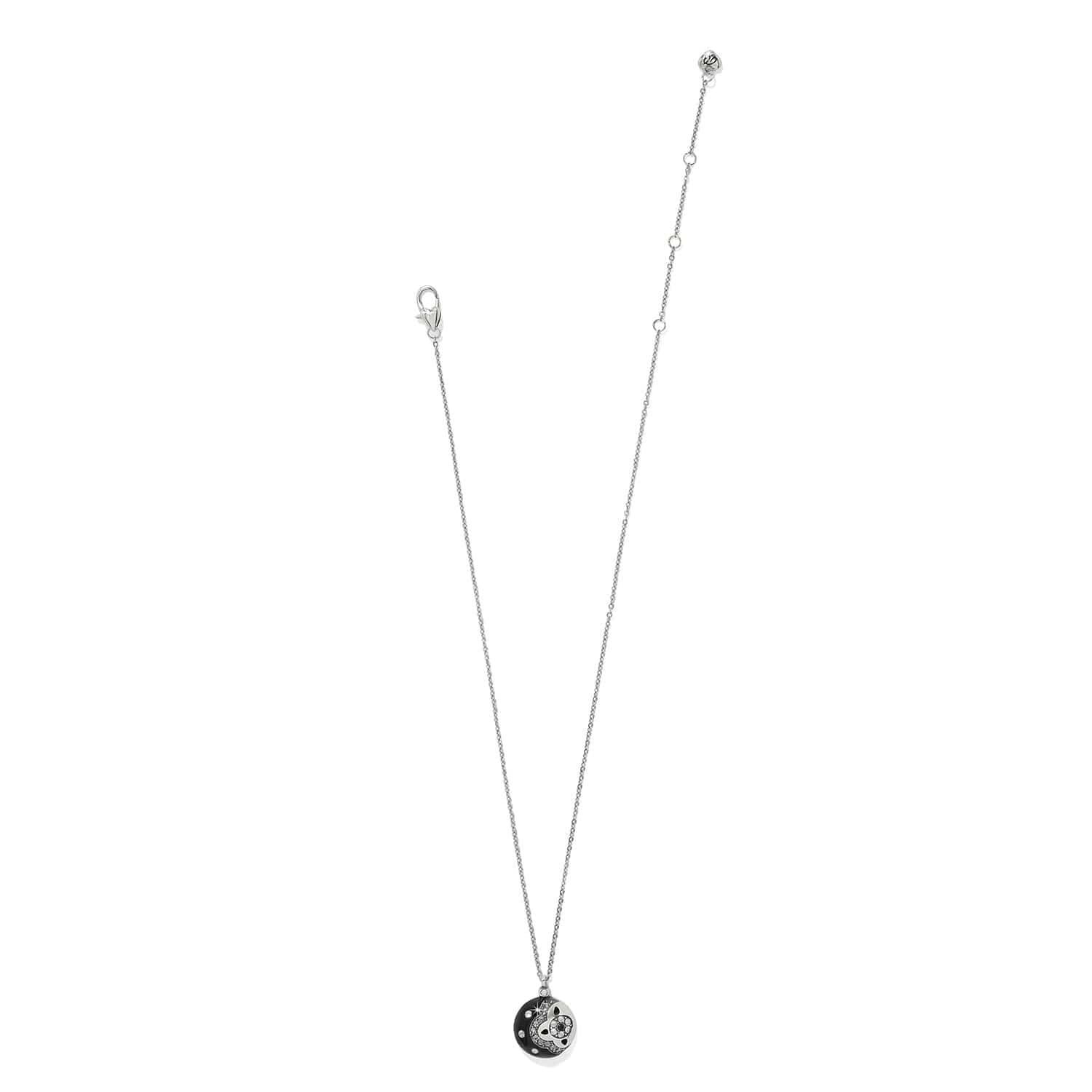 Flora Black Flower Necklace