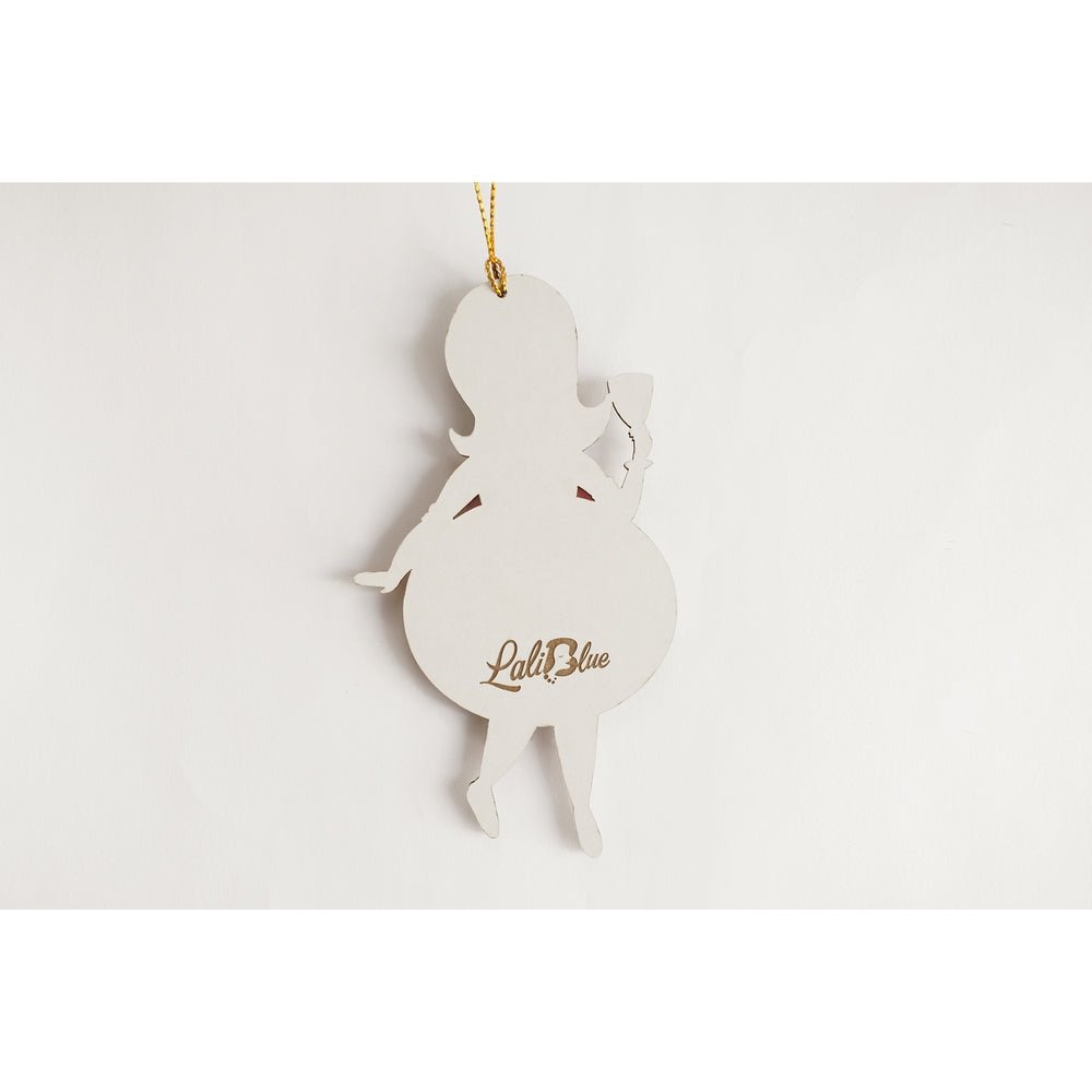 Floral Christmas Tree Ornament by Laliblue by Quirks! at Shirley Shoppe