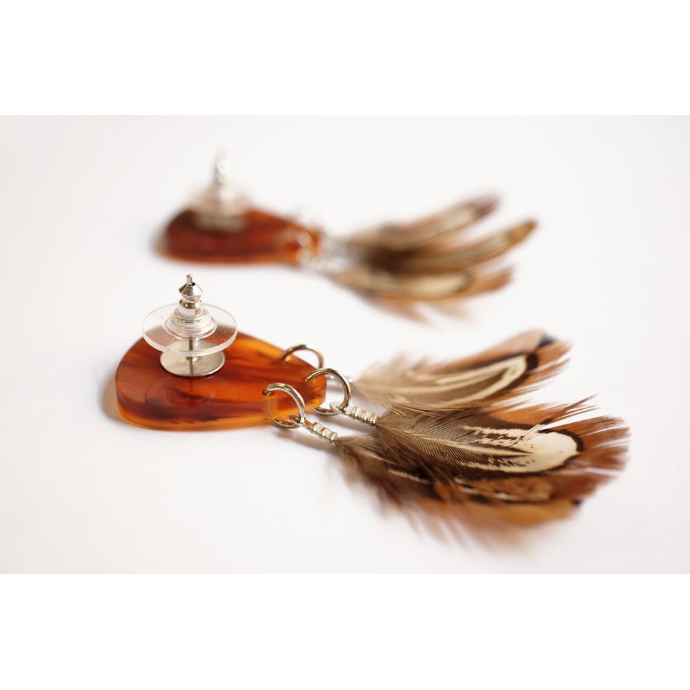 Folk Guitar Pick Earrings by Laliblue by Quirks! at Shirley Shoppe