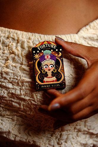 Fortune Teller Interactive Halloween Brooch by Laliblue by Quirks! at Shirley Shoppe