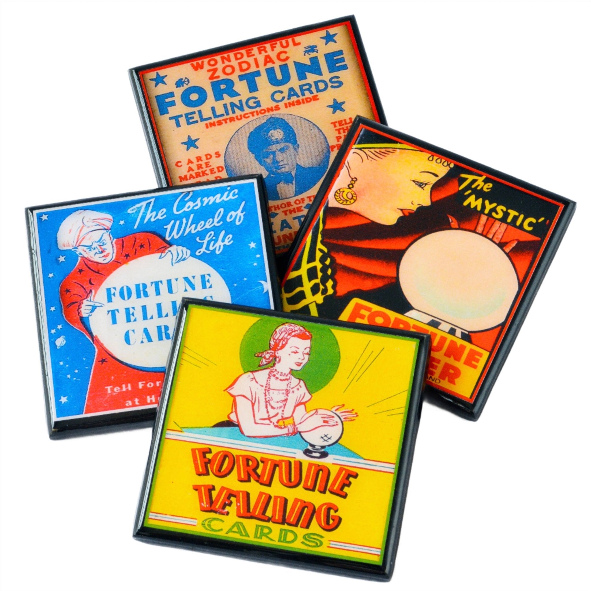 Fortune Telling Drink Coaster Set by Quirks! at Shirley Shoppe