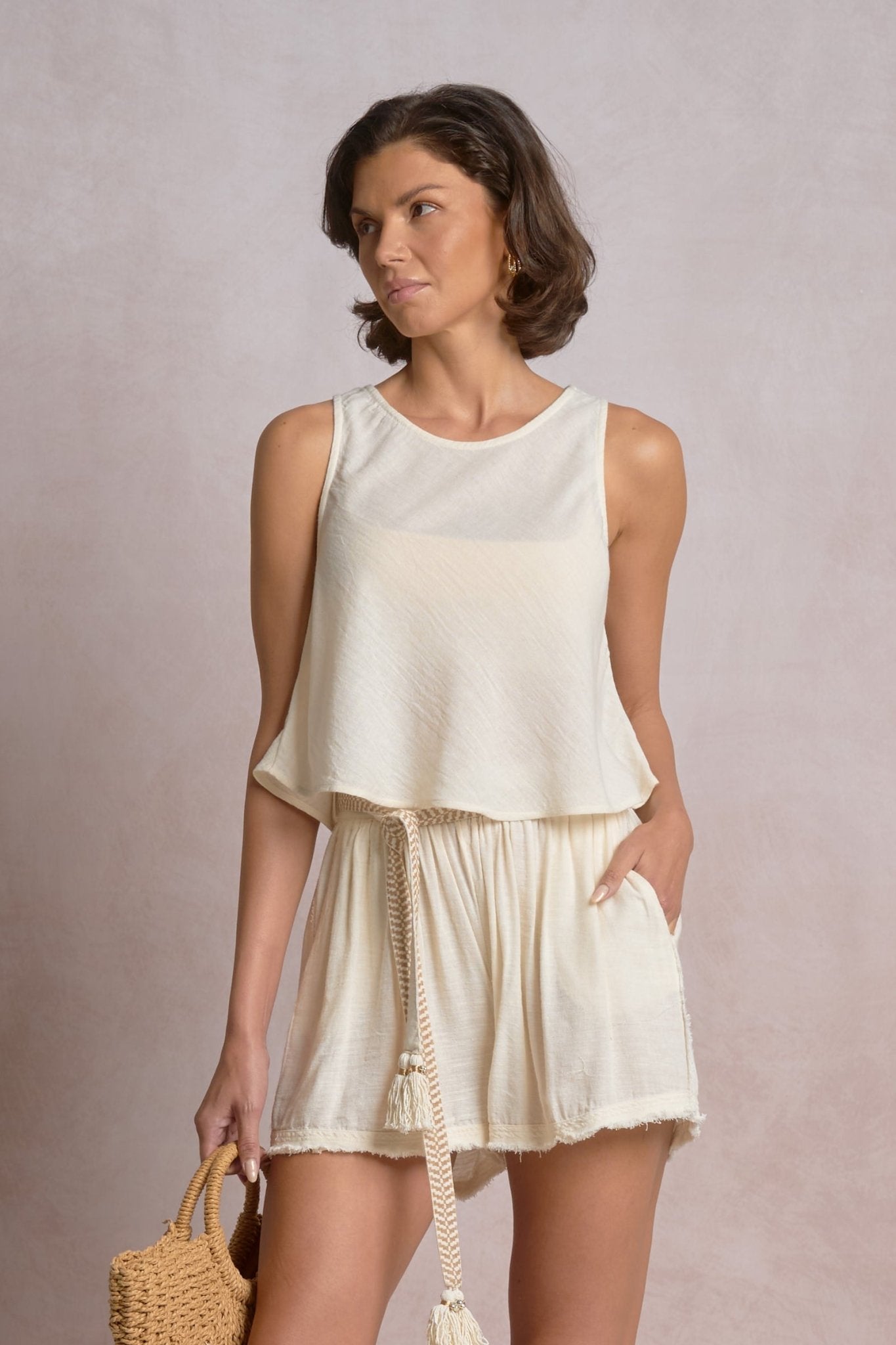 Foxy Tank by Shop Elan at Shirley Shoppe