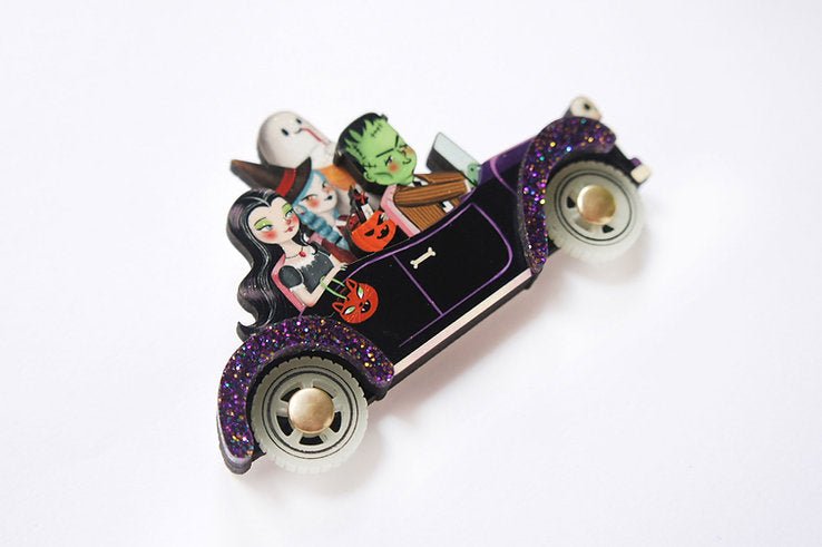 Frankenstein’s Car Brooch by Laliblue by Quirks! at Shirley Shoppe