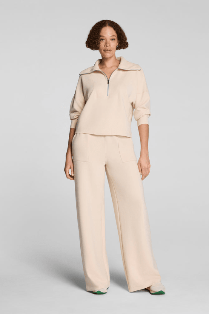 French Rib Wide Leg Pant by Spanx at Shirley Shoppe