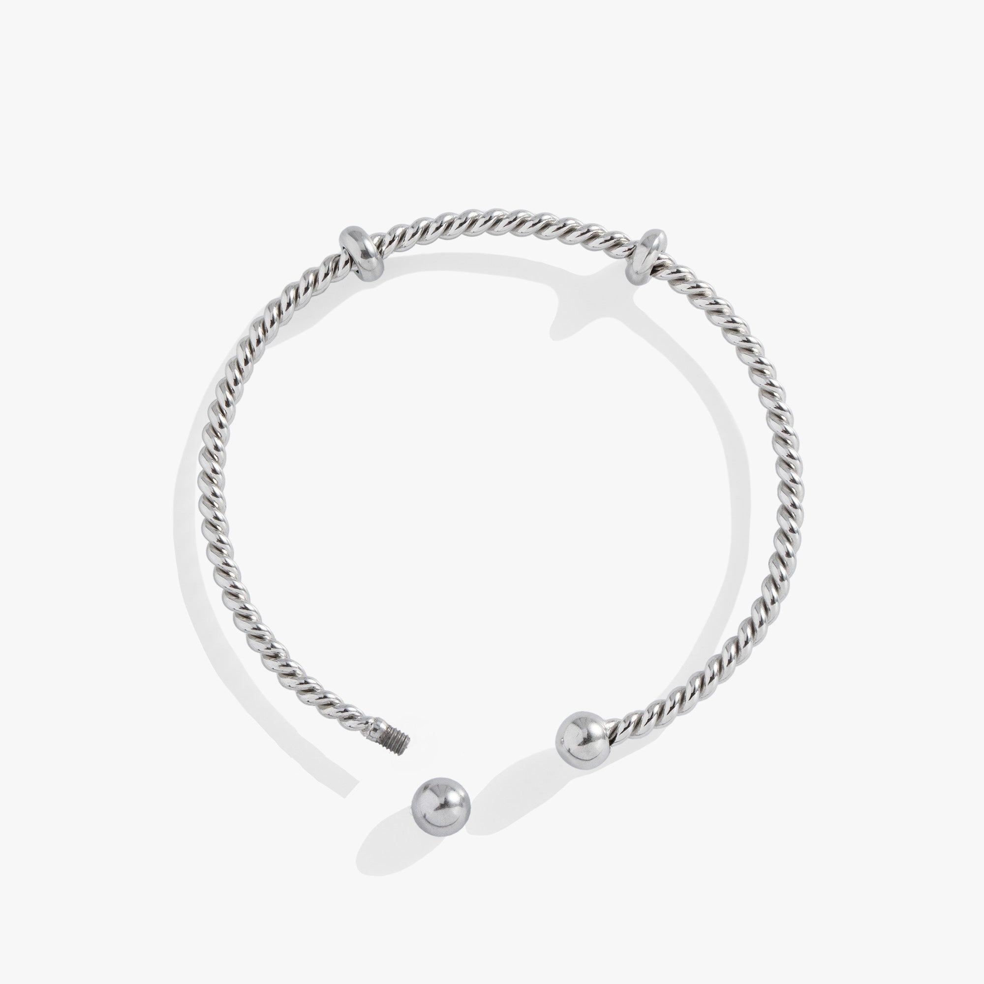 French Rope Charm Bracelet Cuff by ALEX AND ANI at Shirley Shoppe