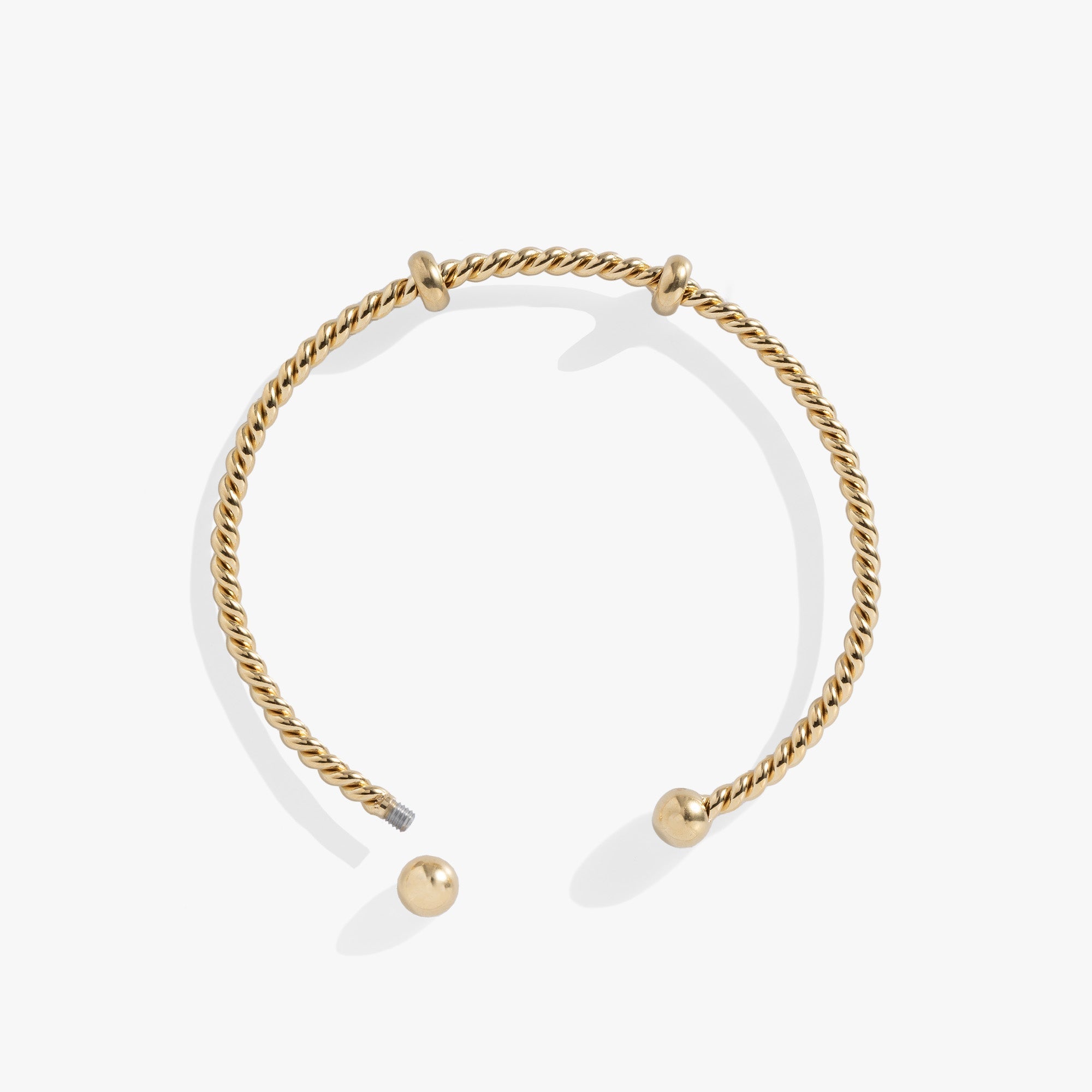 French Rope Charm Bracelet Cuff by ALEX AND ANI at Shirley Shoppe