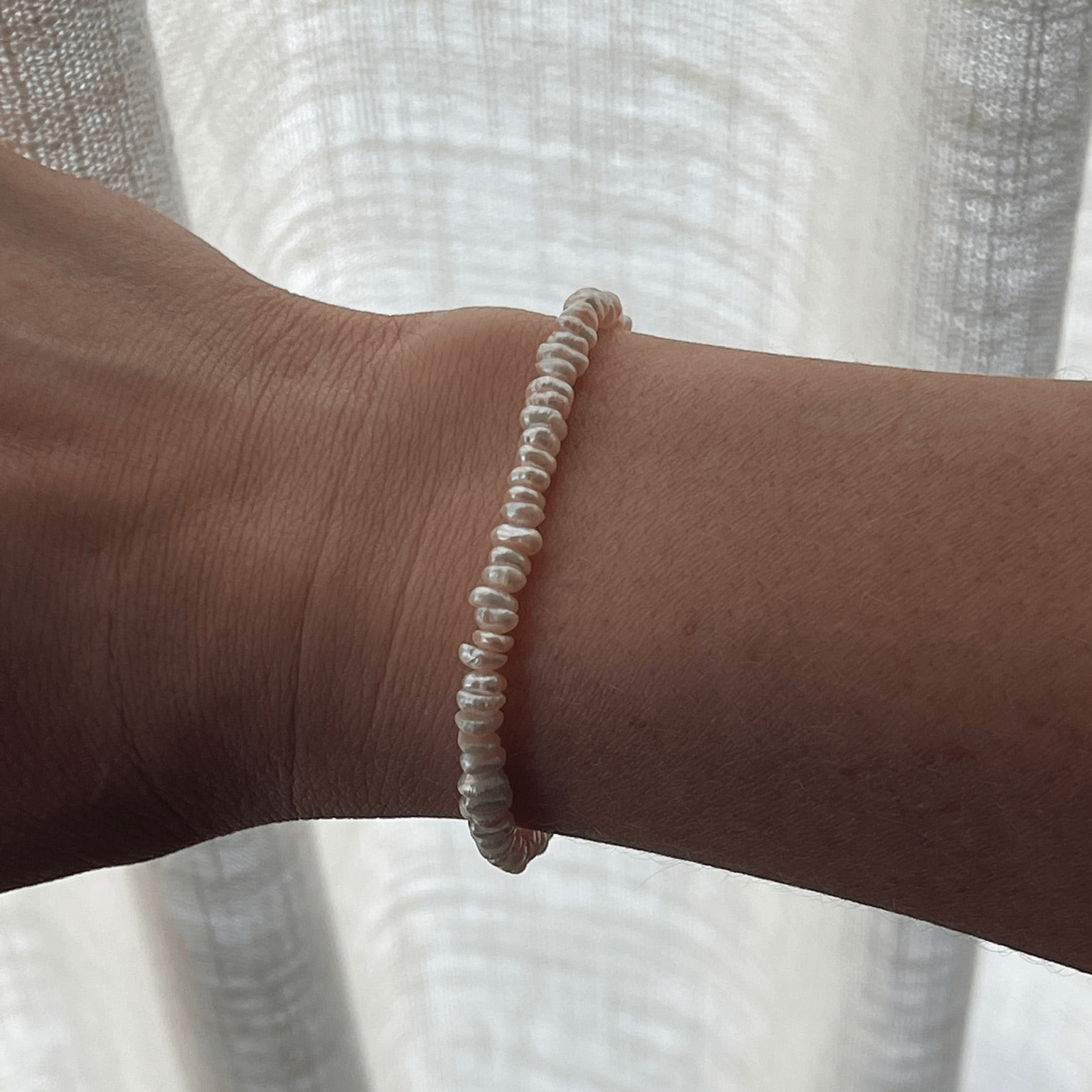 freshwater pearl bracelet by Cuffed by Nano LLC at Shirley Shoppe