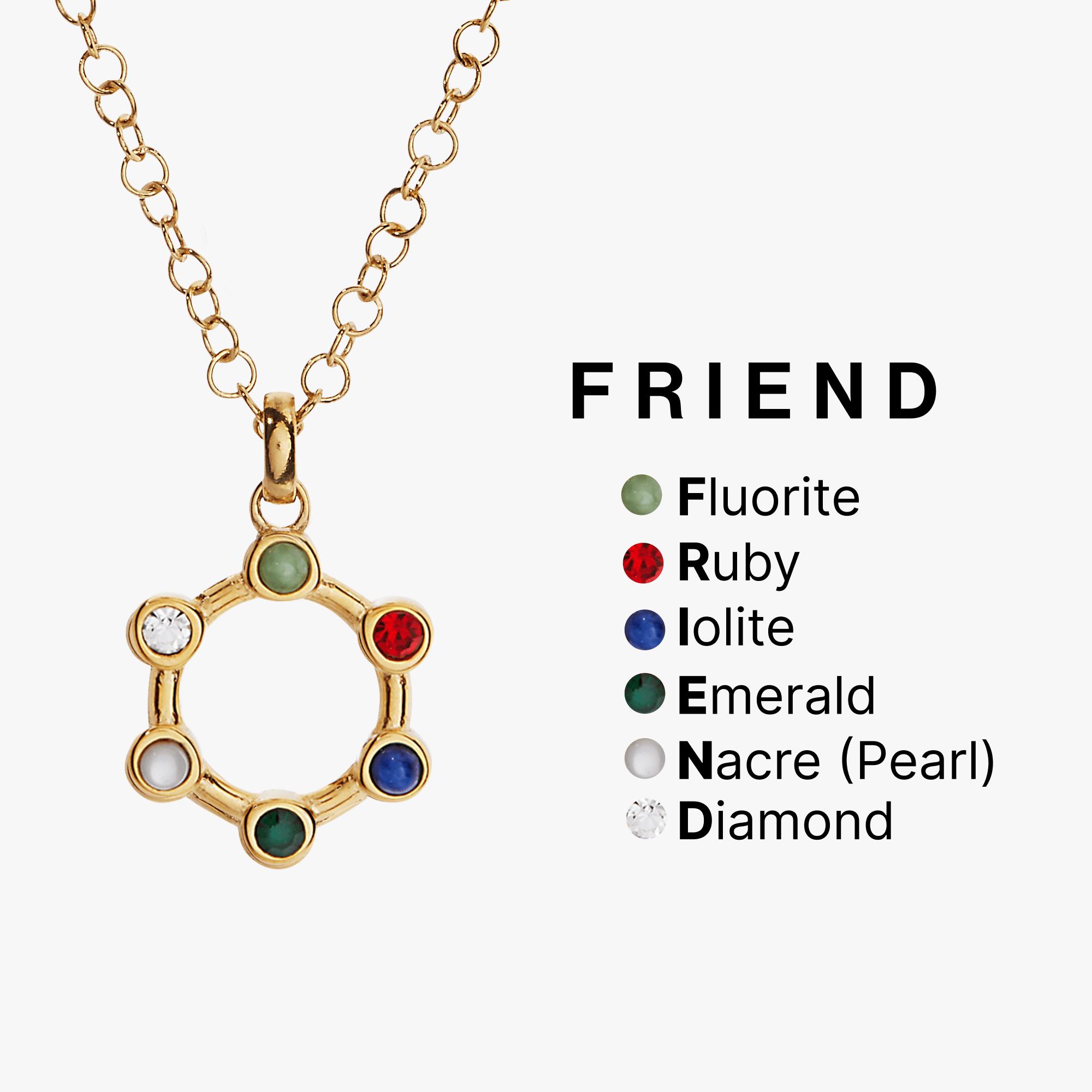 Friend Hidden Message Acrostic Necklace by ALEX AND ANI at Shirley Shoppe