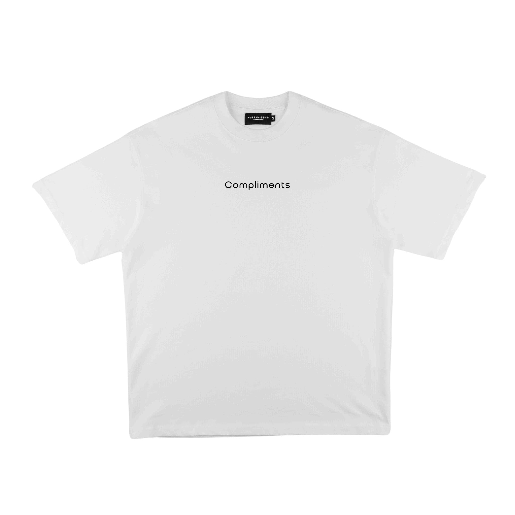 Compliments Better Than Imagined White Vintage Shirt