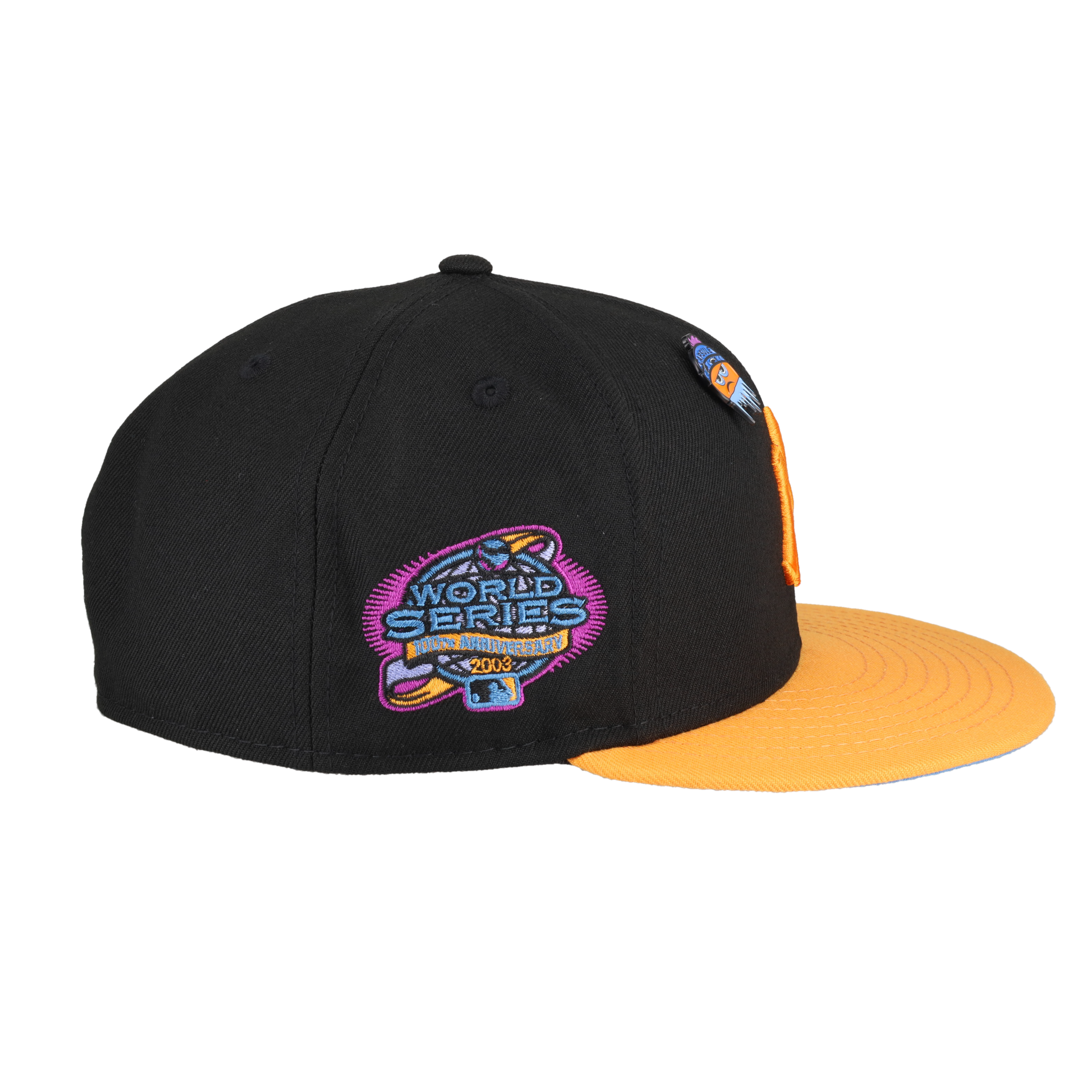 New York Yankees Frozen Orange Collection 2003 World Series Fitted Hat