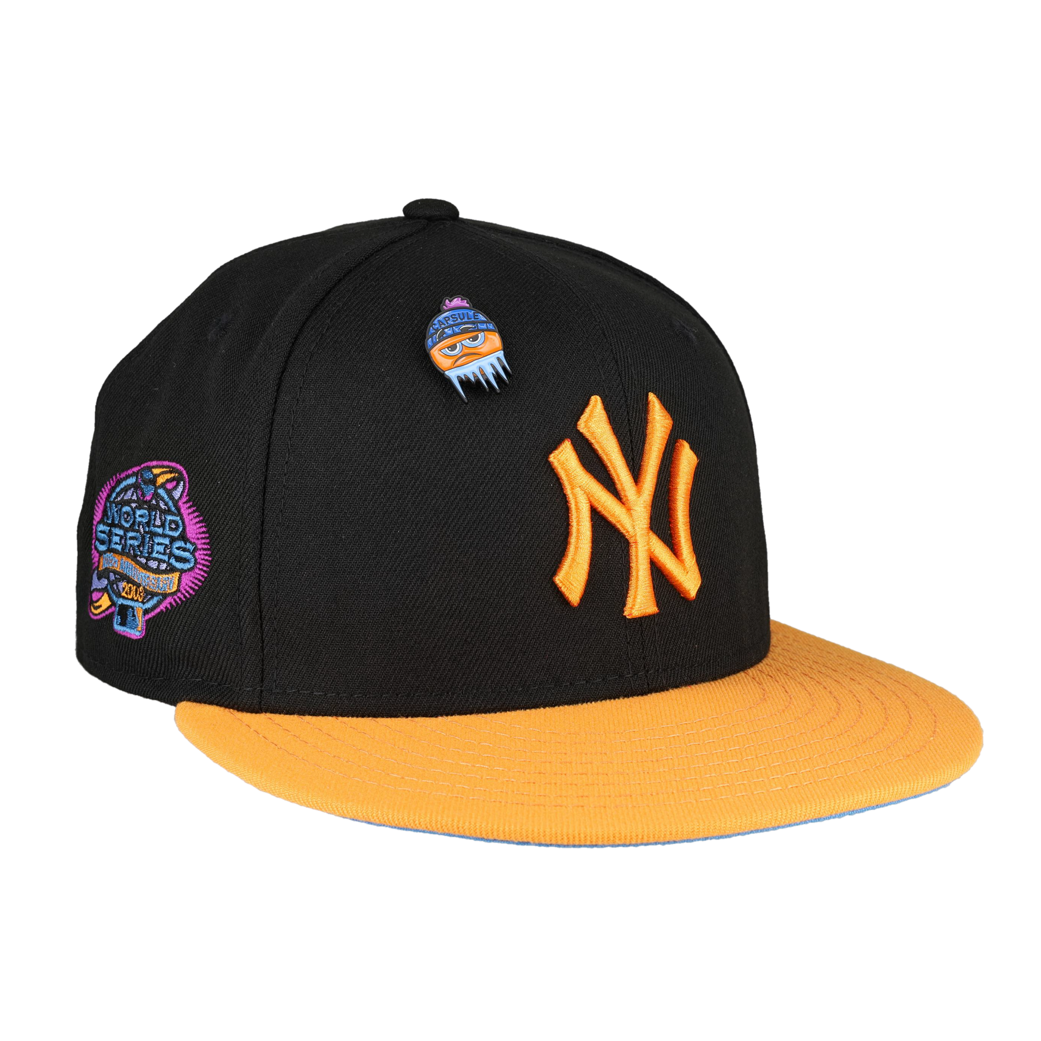 New York Yankees Frozen Orange Collection 2003 World Series Fitted Hat