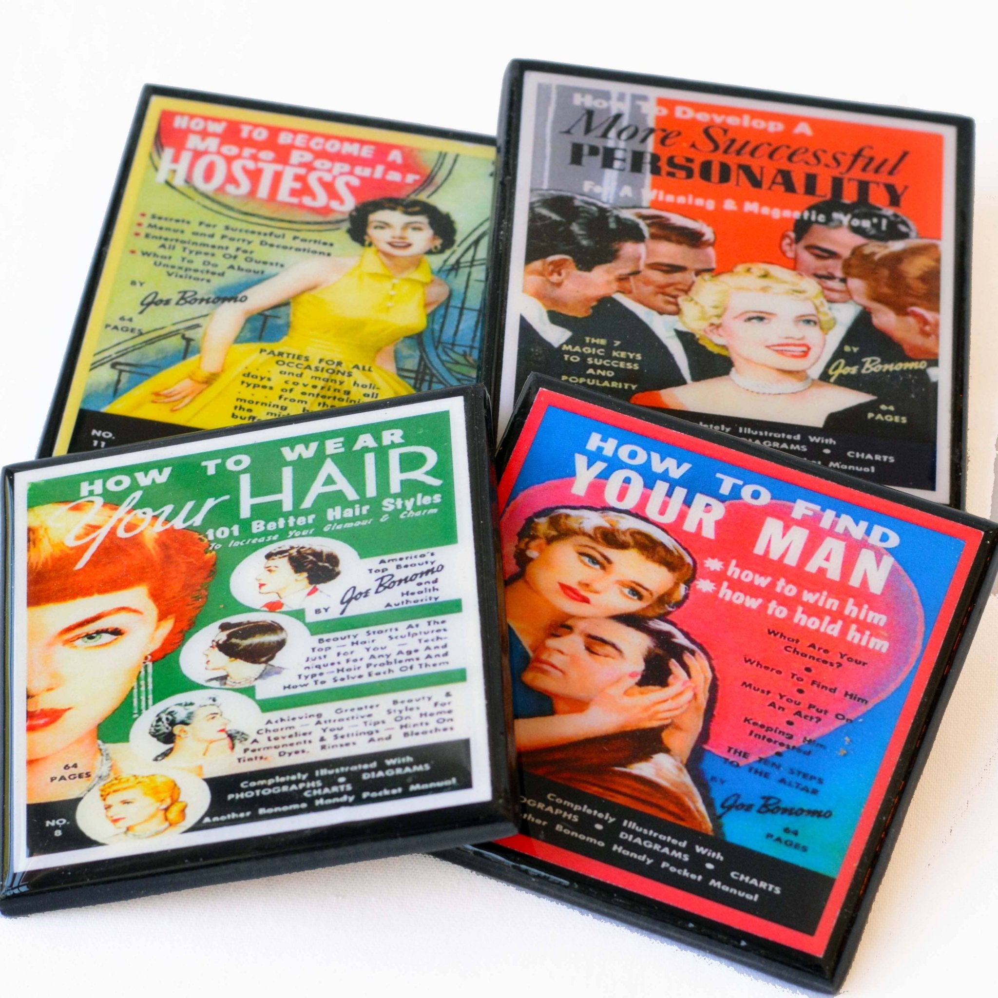 Funny, retro (and dubious) Advice for Women Coasters by Quirks! at Shirley Shoppe