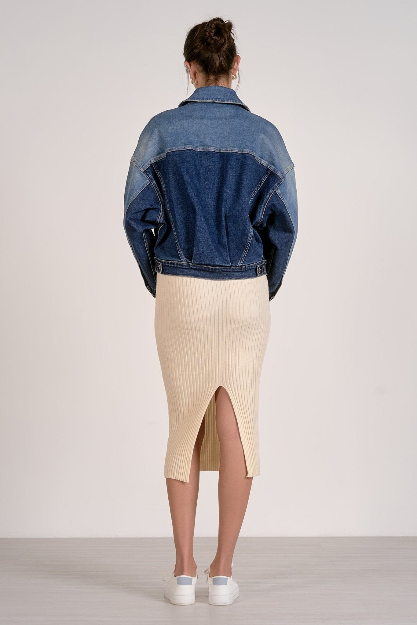 Gaia Jacket Denim by Shop Elan at Shirley Shoppe