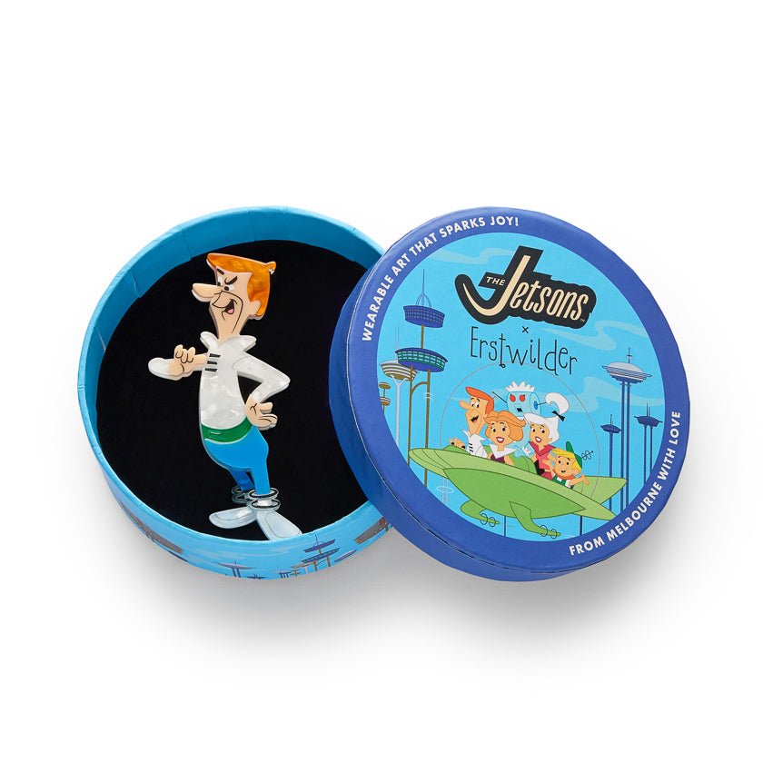 George Jetson Brooch by Erstwilder by Quirks! at Shirley Shoppe
