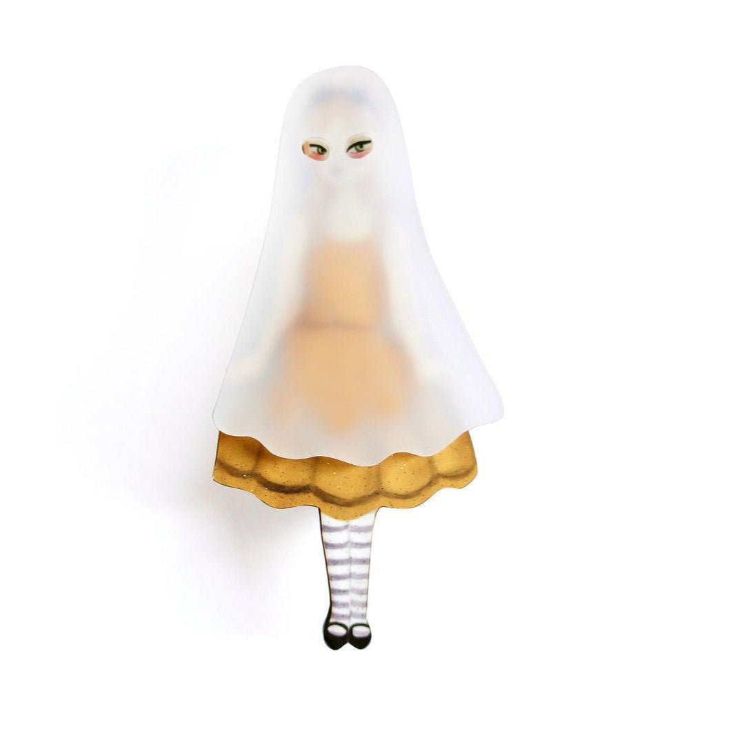 Ghost Girl Brooch by Laliblue by Quirks! at Shirley Shoppe