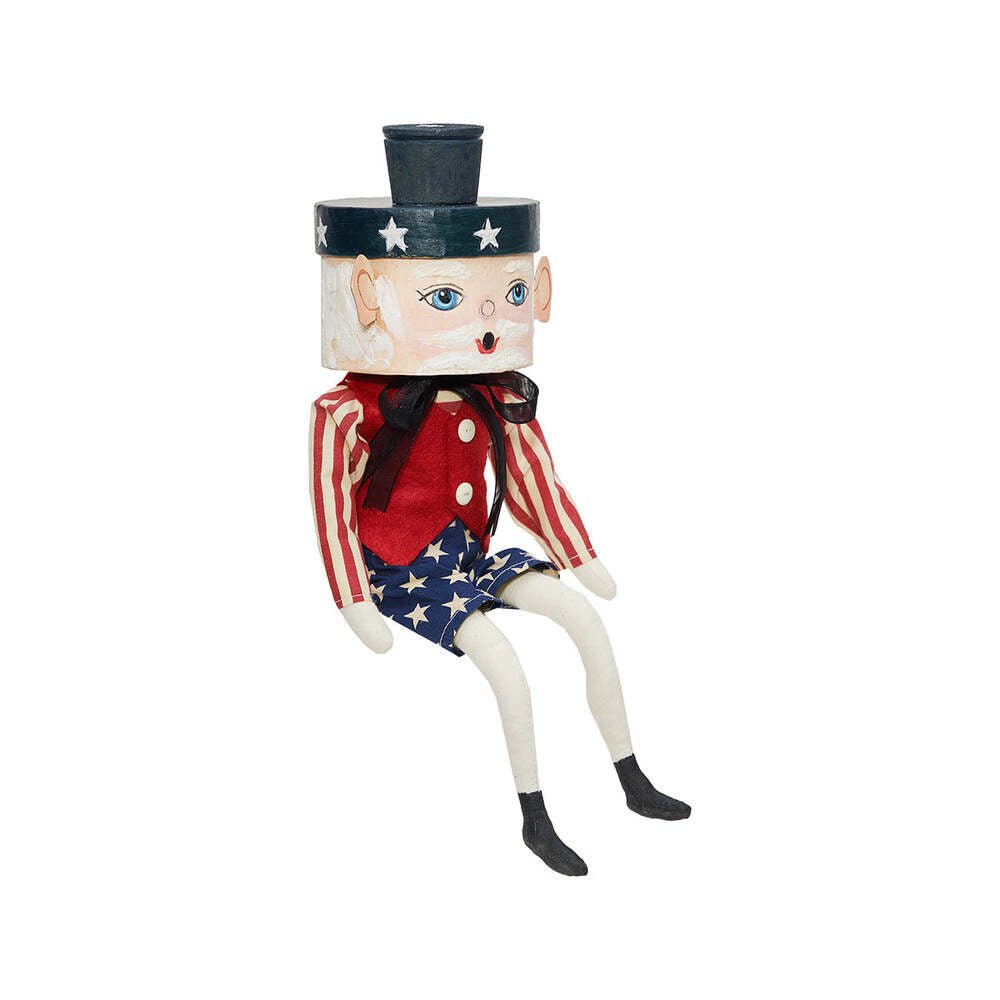 Glory Sam Gathered Traditions Art Doll by Joe Spencer by Quirks! at Shirley Shoppe