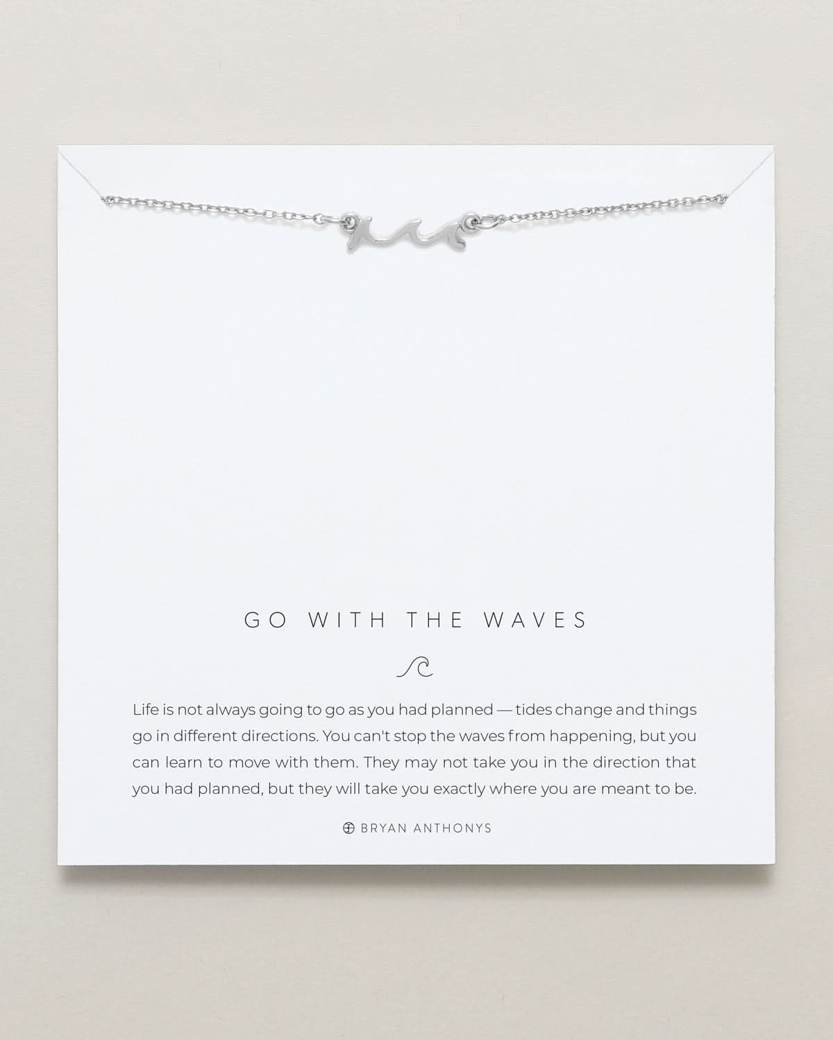 Go With The Waves Necklace by Bryan Anthonys at Shirley Shoppe