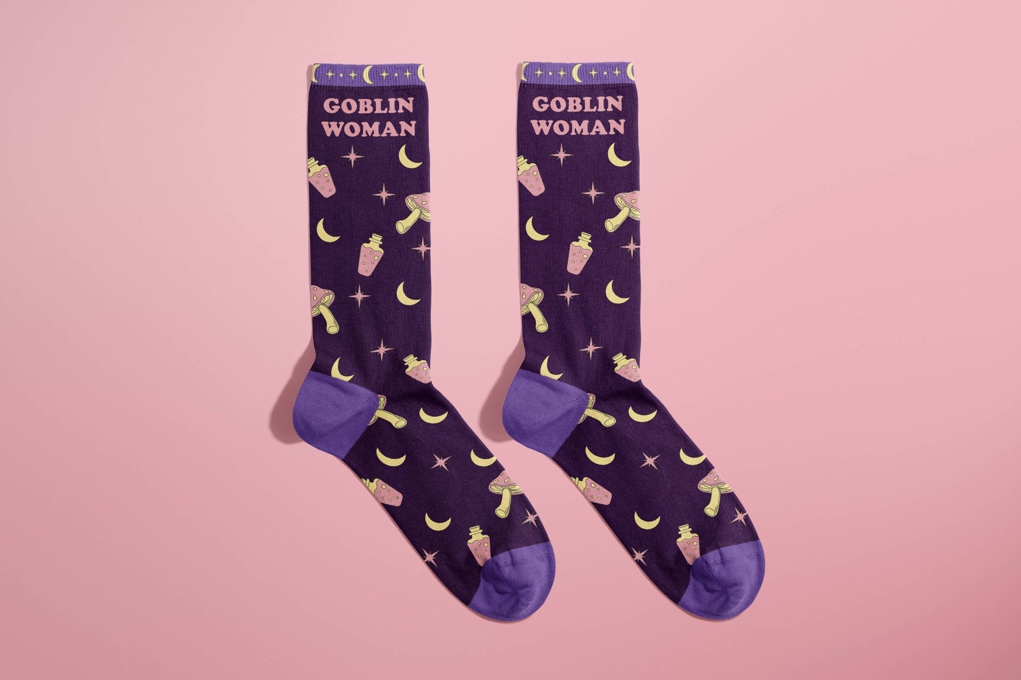 Goblin Woman Socks by Quirks! at Shirley Shoppe