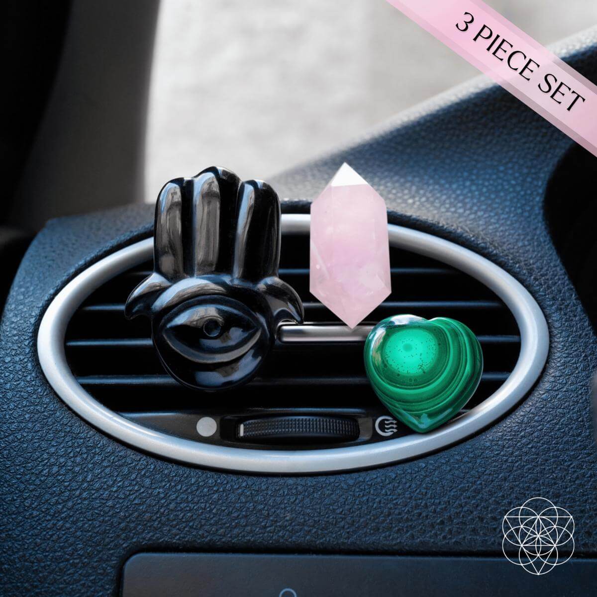 Safe Travels - Aromatherapy Crystal Car Kit