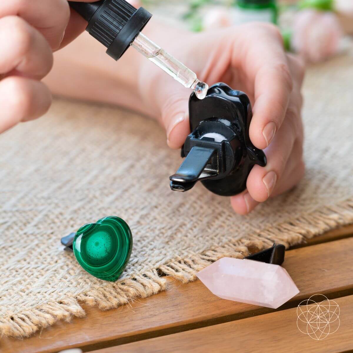 Safe Travels - Aromatherapy Crystal Car Kit