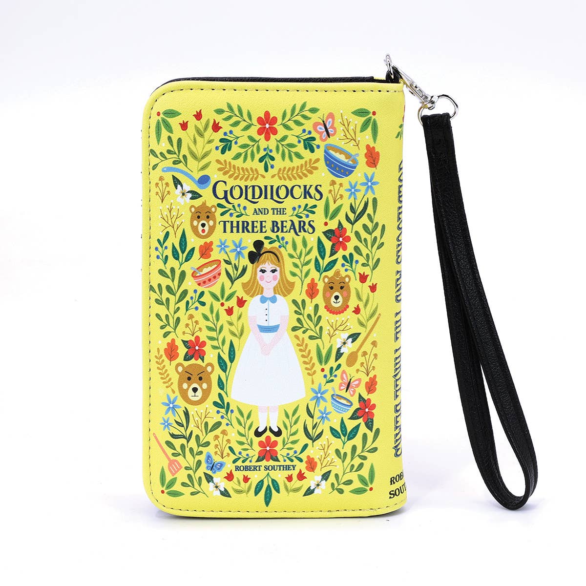 Goldilock and the Three Bears Book Wallet in vinyl by Quirks! at Shirley Shoppe
