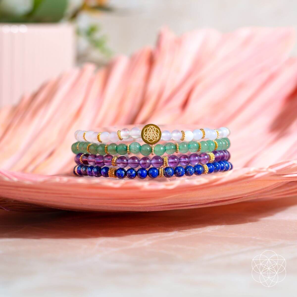 Good Karma Bracelet Set of Luck & Success Pack of 4 by Conscious Items at Shirley Shoppe