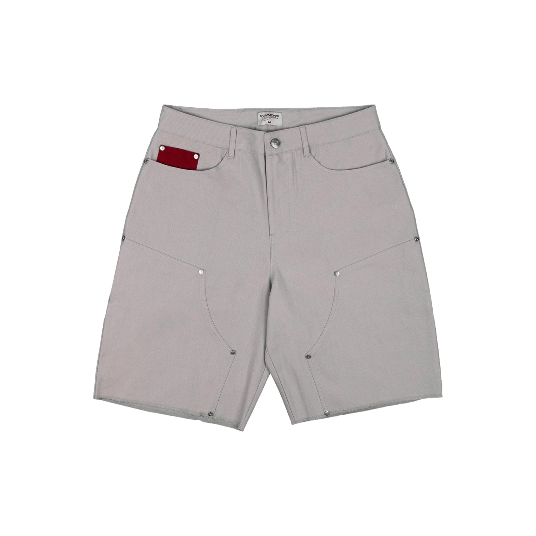Commons Double Knee Canvas Short Grey