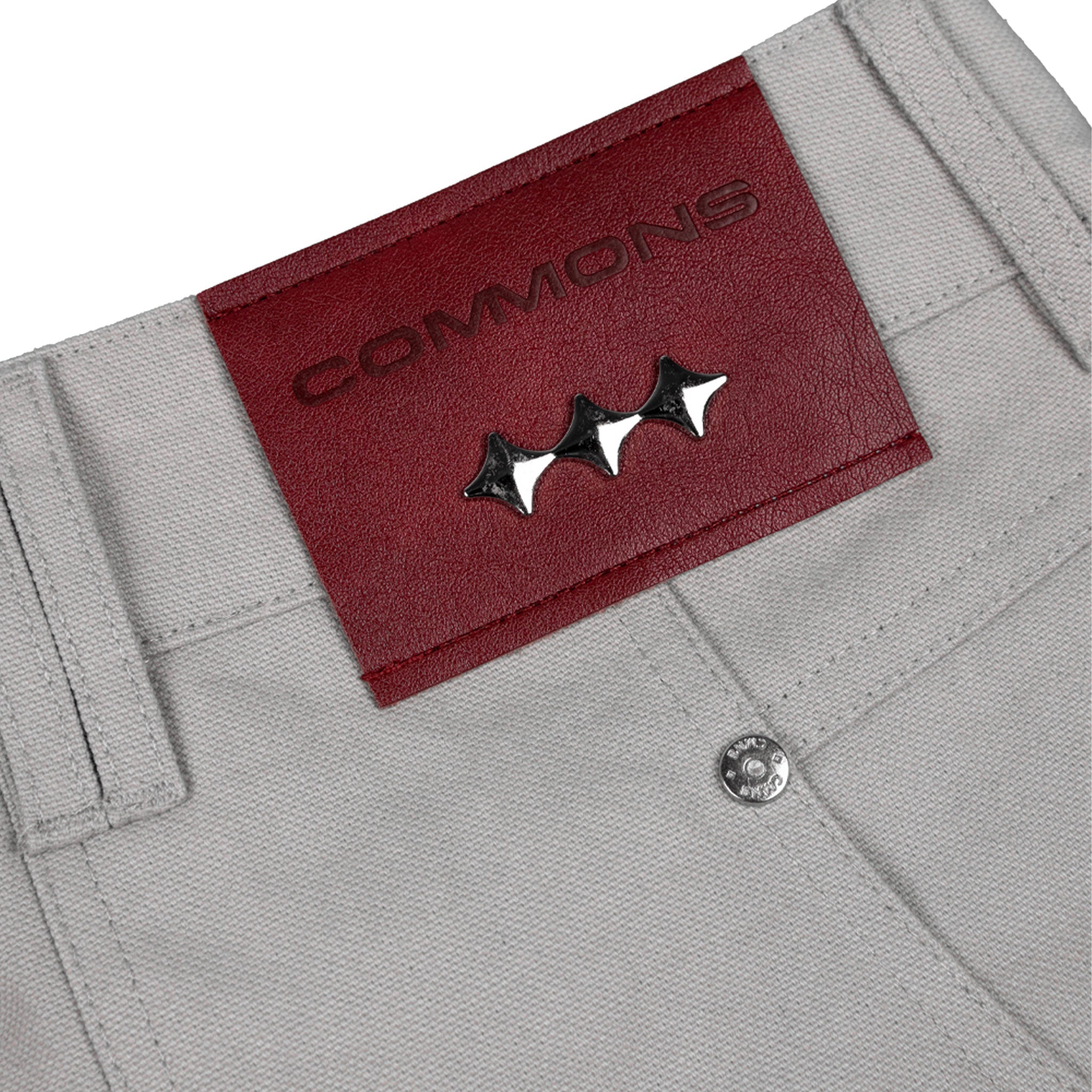 Commons Double Knee Canvas Short Grey