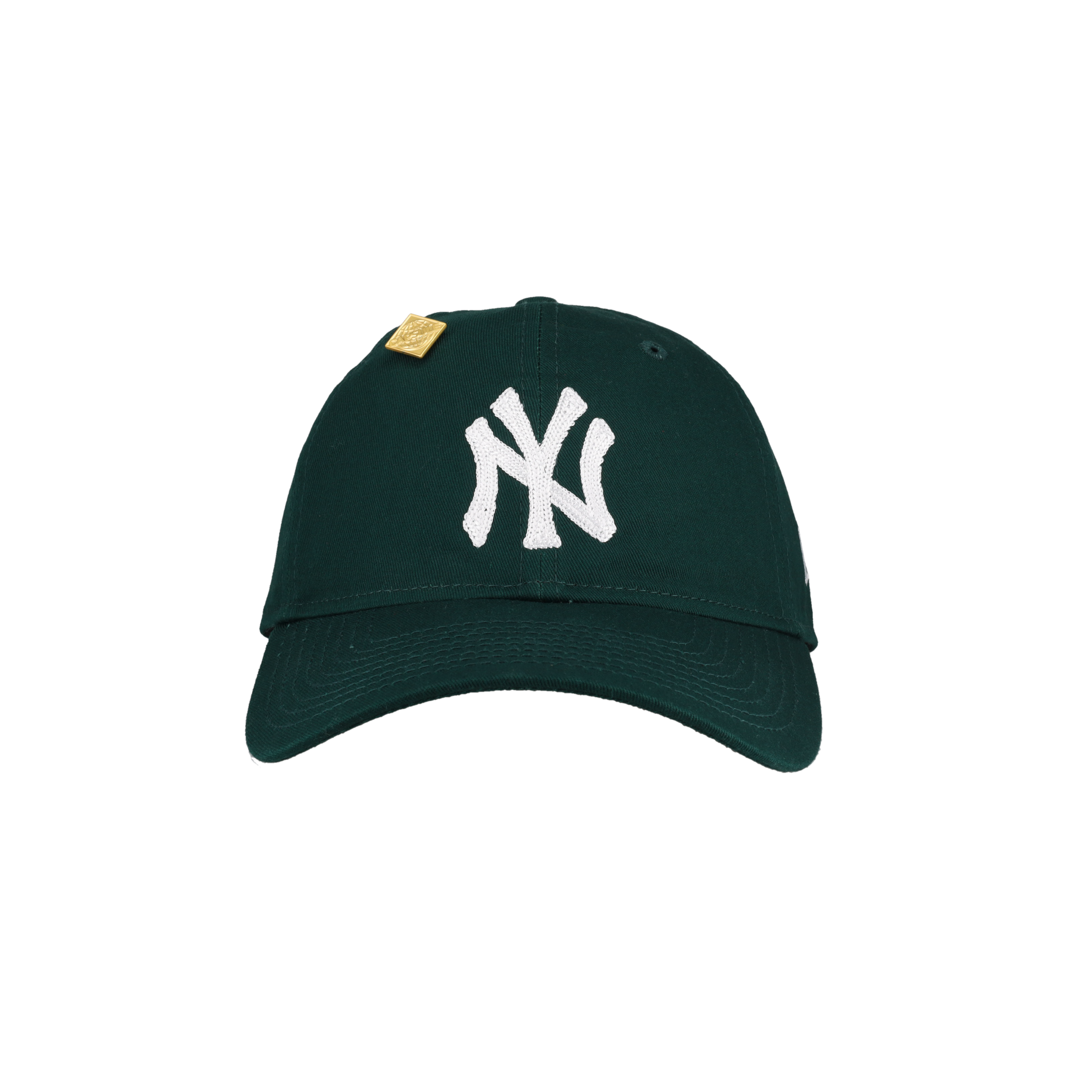 New York Yankees New Era 9Twenty Dad Hat (Chain Stitch Dark Green)