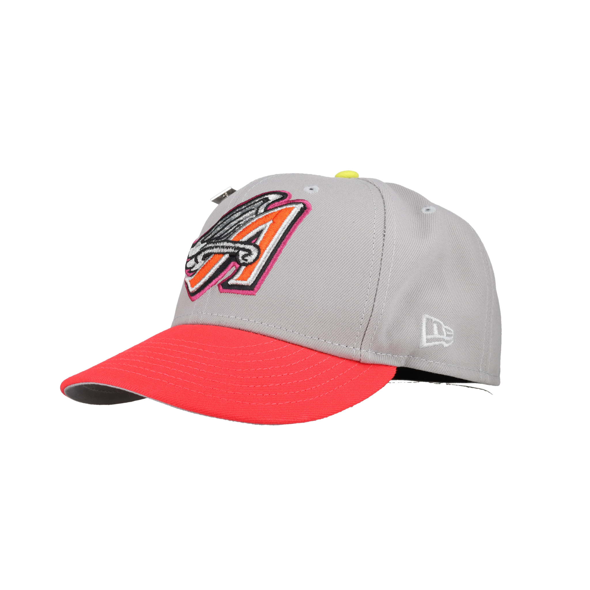 Anaheim Angels 50th Anniversary Patch Grey 59Fifty Fitted Hat