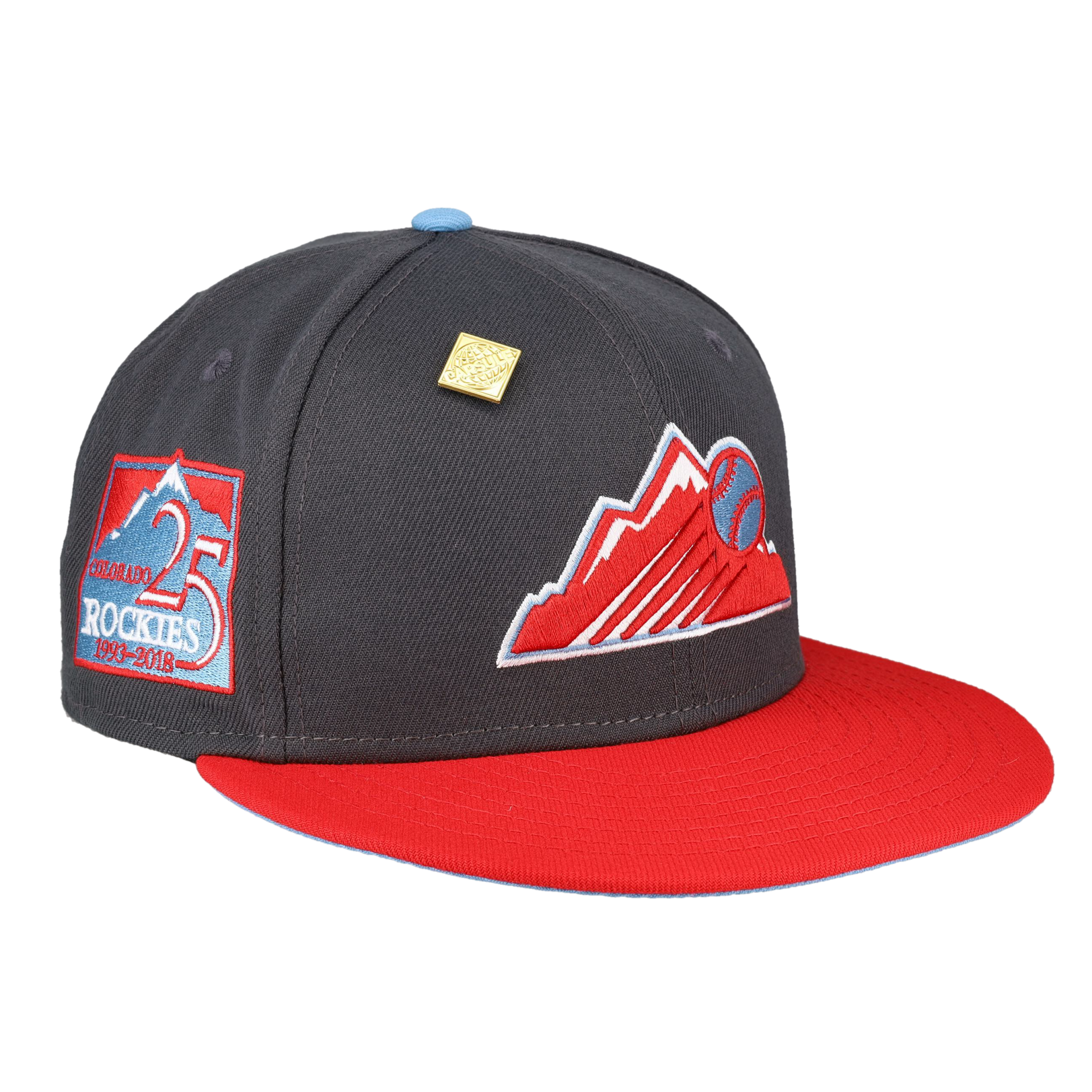 Colorado Rockies 25th Anniversary Patch New Era 59Fifty Fitted Hat